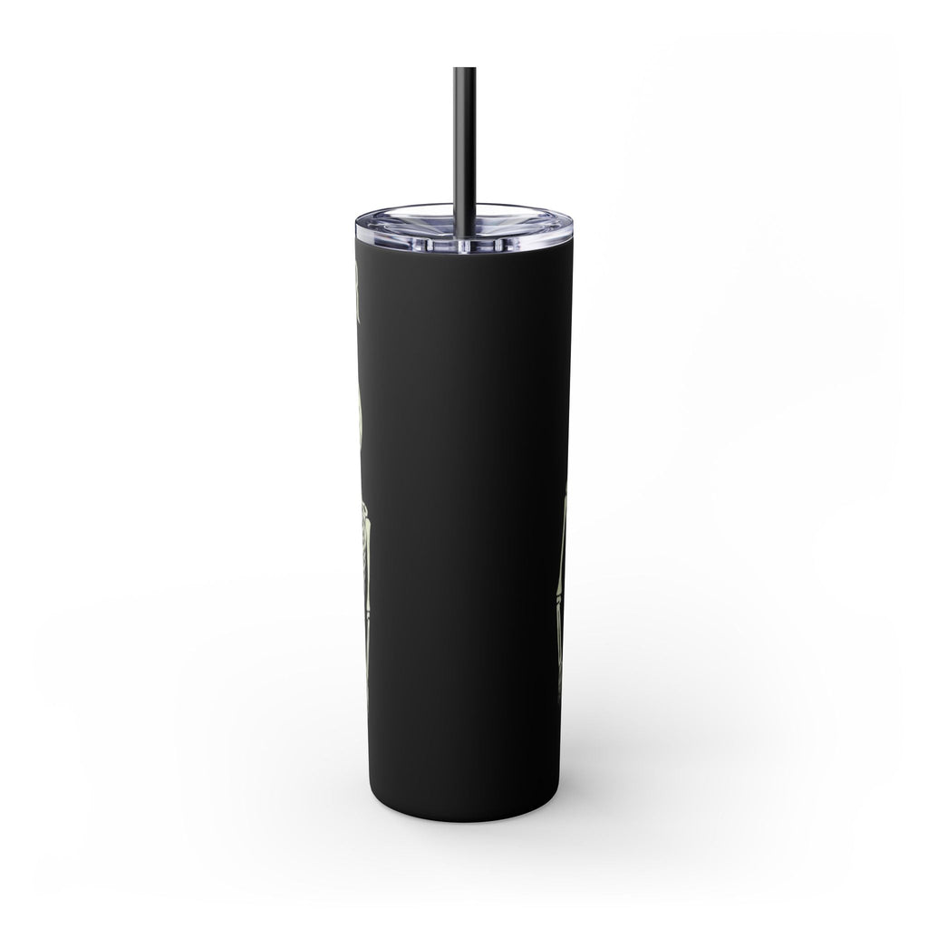 Halloween Skeleton - Themed Tumbler, Got Your Back Drinkware, I Got Your Back Skinny Tumbler, Cute Gifts for Halloween, Fun Vibes for Parties - Metamorphosis Creations