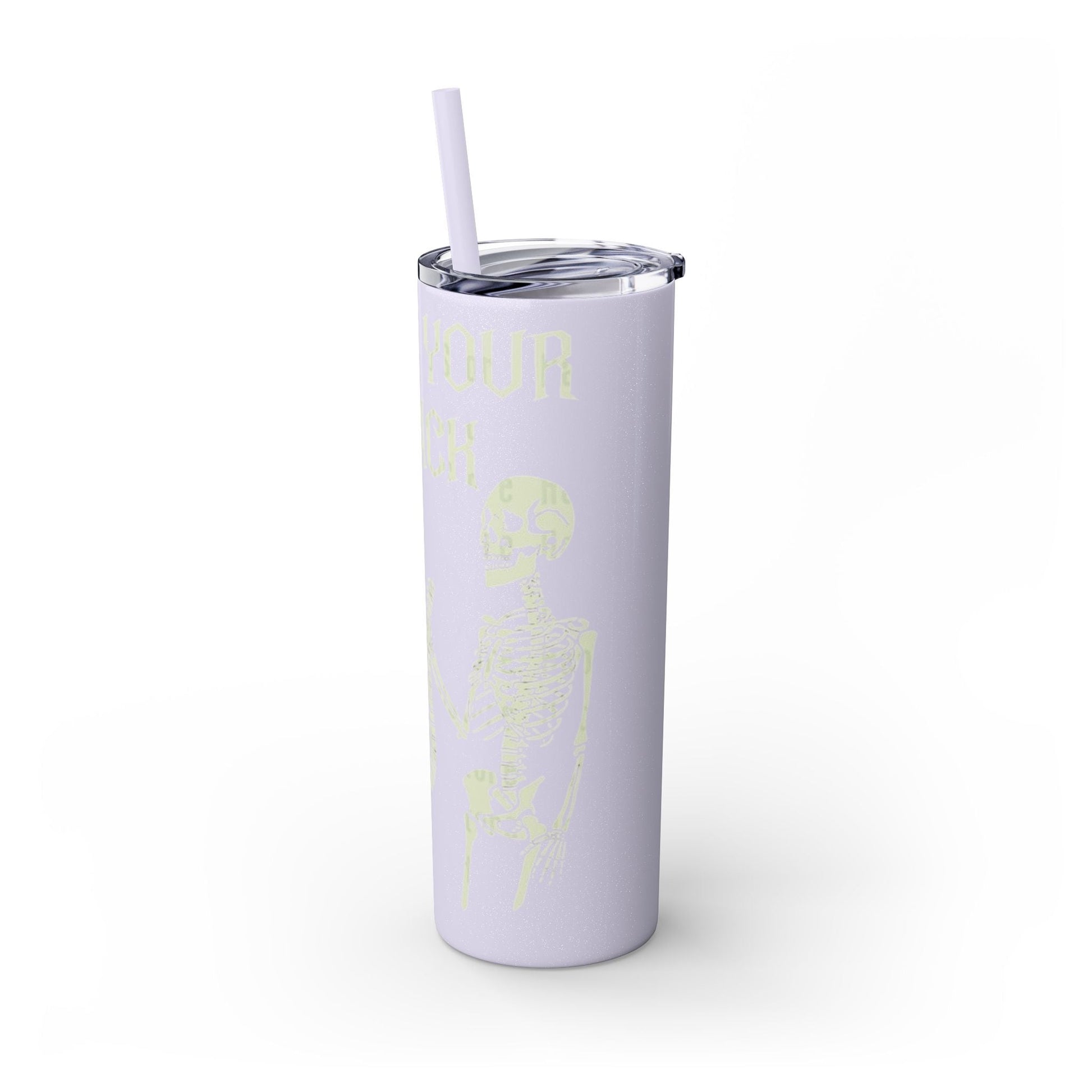 Halloween Skeleton - Themed Tumbler, Got Your Back Drinkware, I Got Your Back Skinny Tumbler, Cute Gifts for Halloween, Fun Vibes for Parties - Metamorphosis Creations
