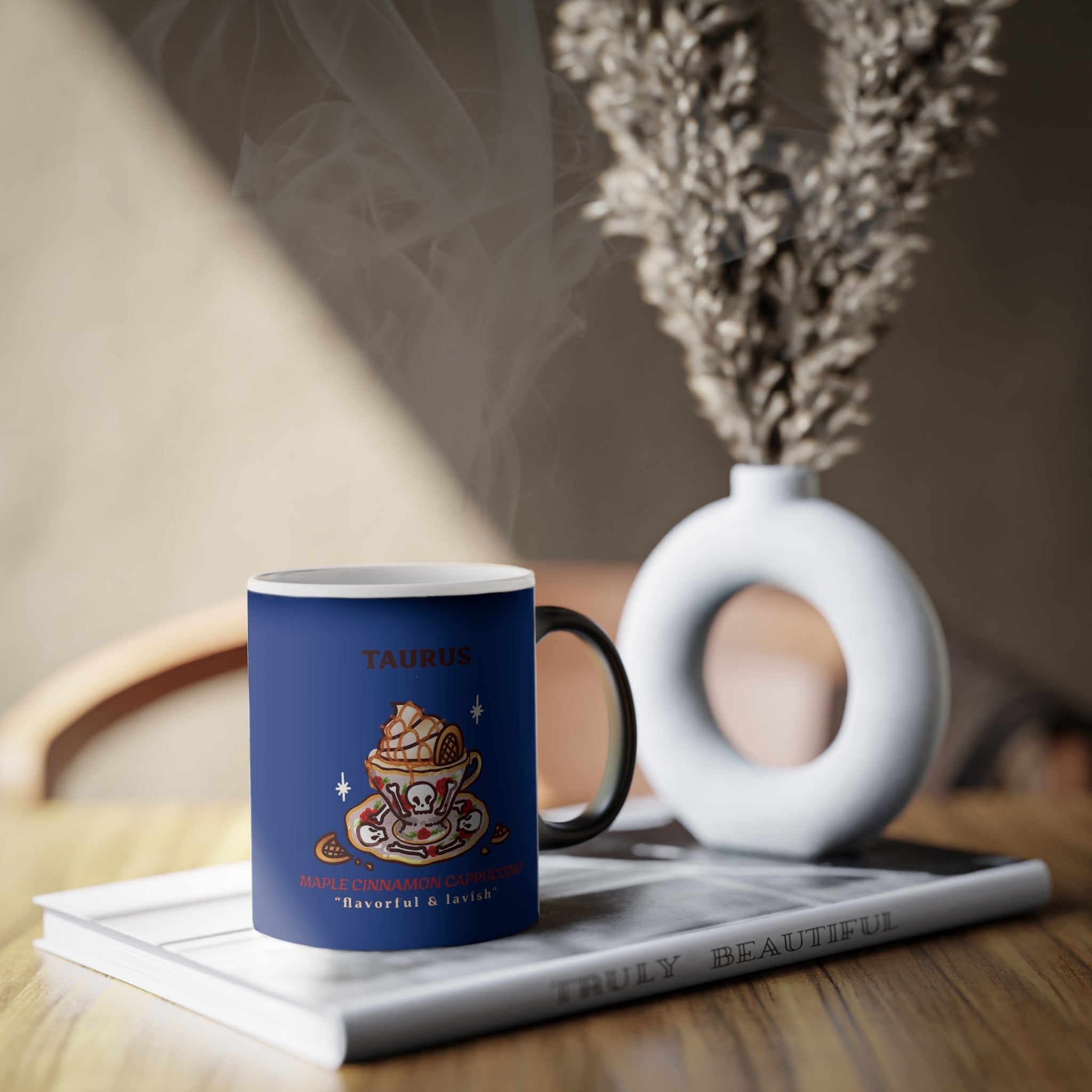 Halloween Tauros Mug: Enchanting Drinkware, Perfect for Cozy Mornings, Gift for Coffee Lovers, Magical Beverage Experience, Unique Kitchen Decor, [...] - Metamorphosis Creations
