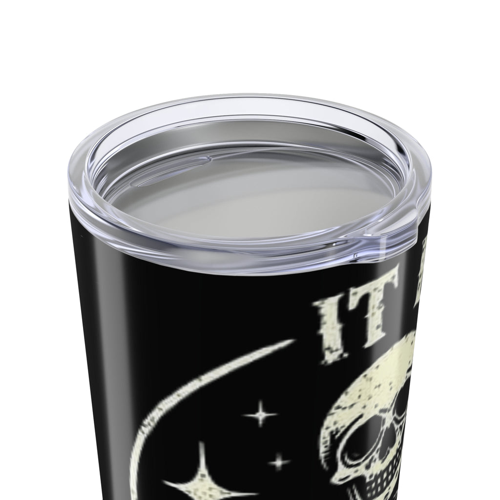Halloween Travel Skeletal Humor Tumbler, 20oz Insulated Cup, Perfect Gift for Halloween, Coffee Lovers, Travel Mug, Unique Drinkware - Metamorphosis Creations
