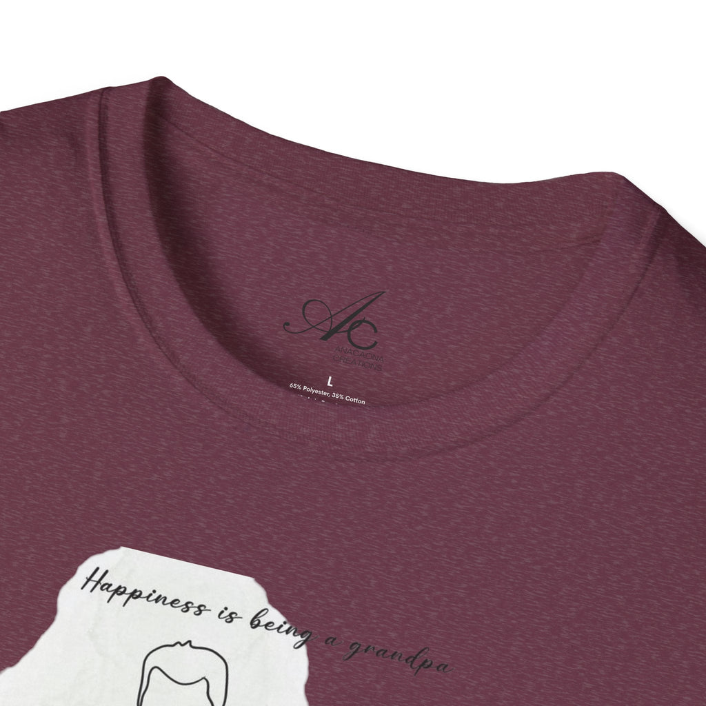 Happiness in Simplicity T-Shirt, Unisex Softstyle Tee, Casual Wear, Gift for Cyclists, Inspirational Quote Shirt, Summer Fashion - Metamorphosis Creations