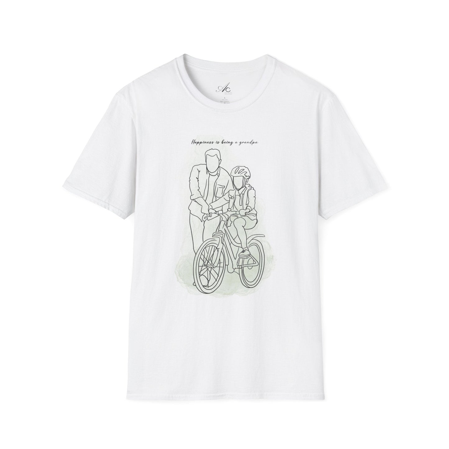 Happiness in Simplicity T-Shirt, Unisex Softstyle Tee, Casual Wear, Gift for Cyclists, Inspirational Quote Shirt, Summer Fashion - Metamorphosis Creations