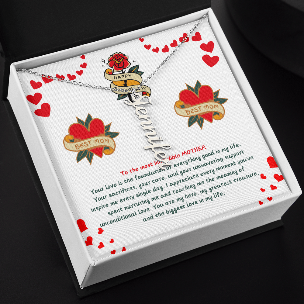 "Happy Mother's Day, Mom. There aren't enough words to express how much you mean to me. - Metamorphosis Creations