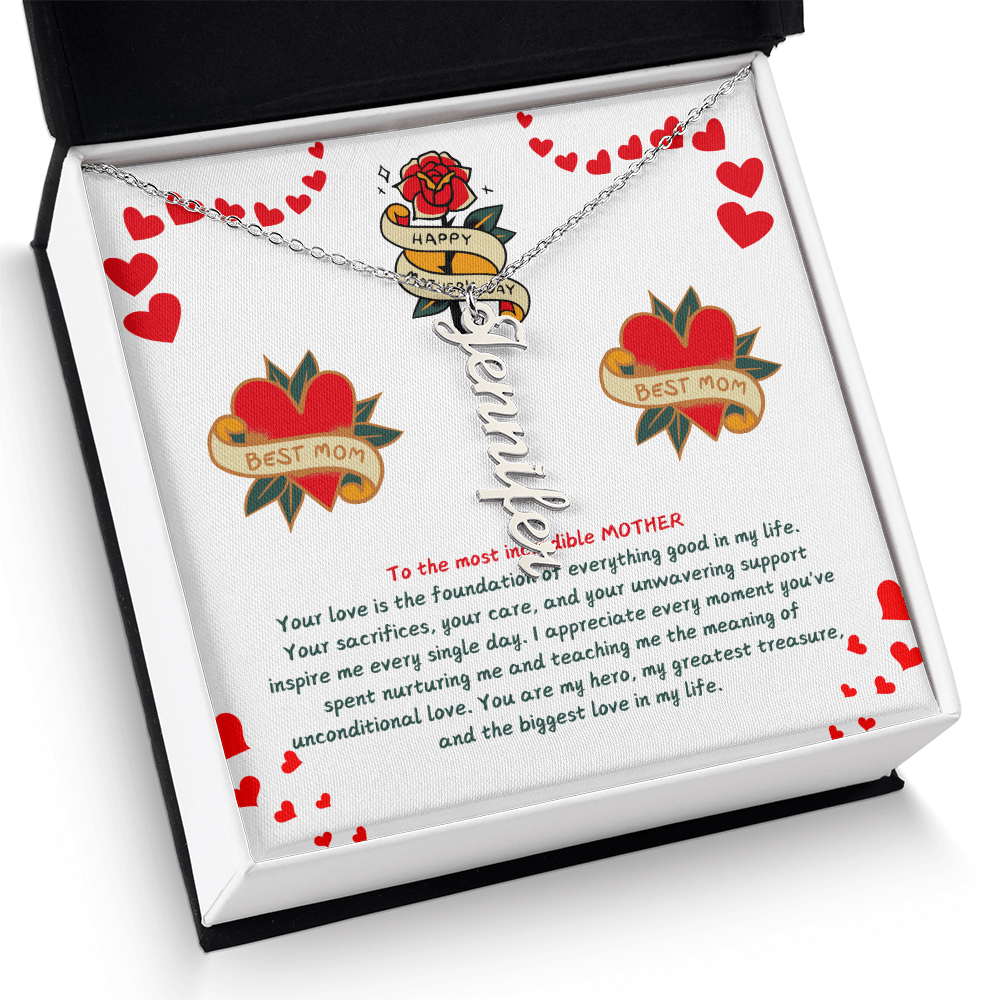 "Happy Mother's Day, Mom. There aren't enough words to express how much you mean to me. - Metamorphosis Creations