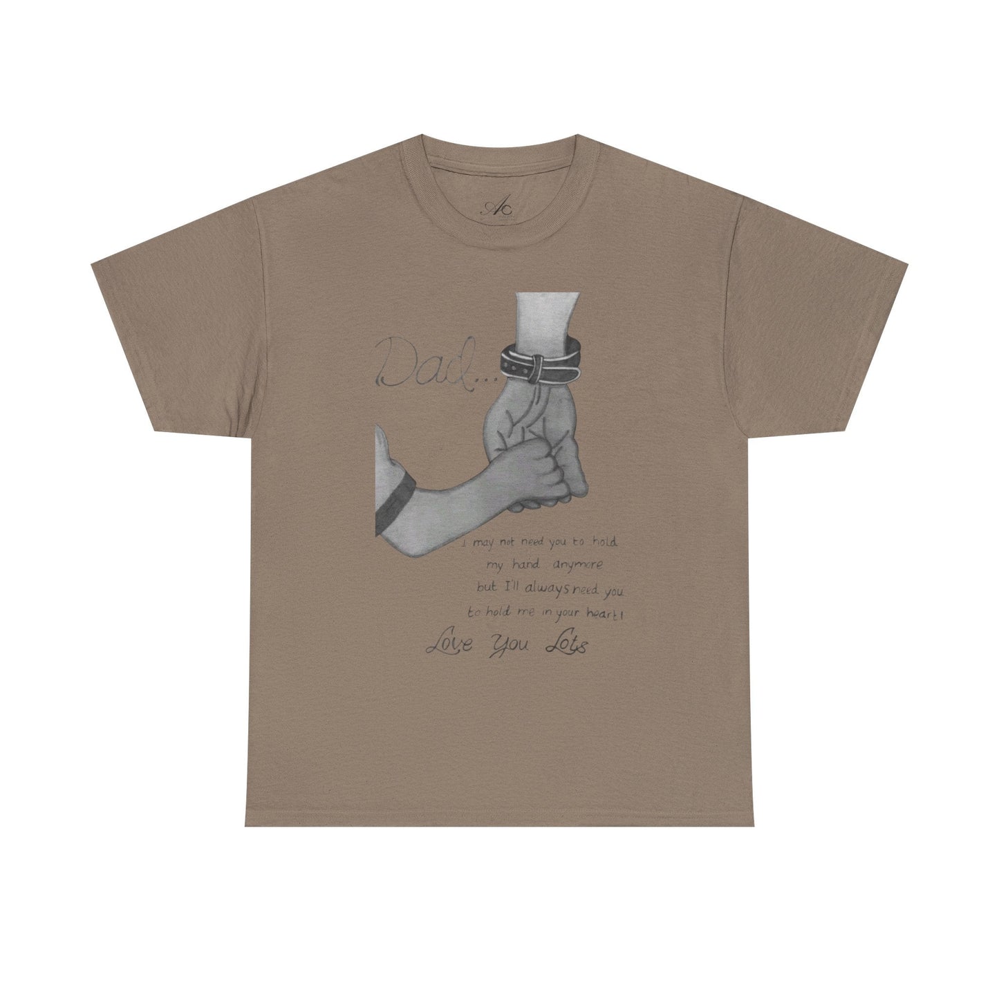 Heartfelt Dad Tee, Perfect Gift for Father's Day, Casual Wear, Family Bonding, Unisex Cotton Shirt, Thoughtful Keepsake - Metamorphosis Creations