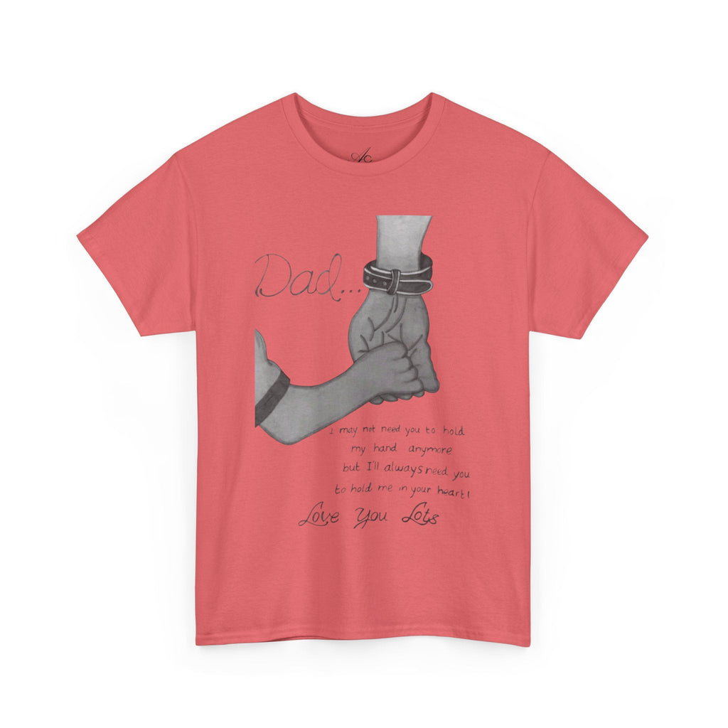 Heartfelt Dad Tee, Perfect Gift for Father's Day, Casual Wear, Family Bonding, Unisex Cotton Shirt, Thoughtful Keepsake - Metamorphosis Creations
