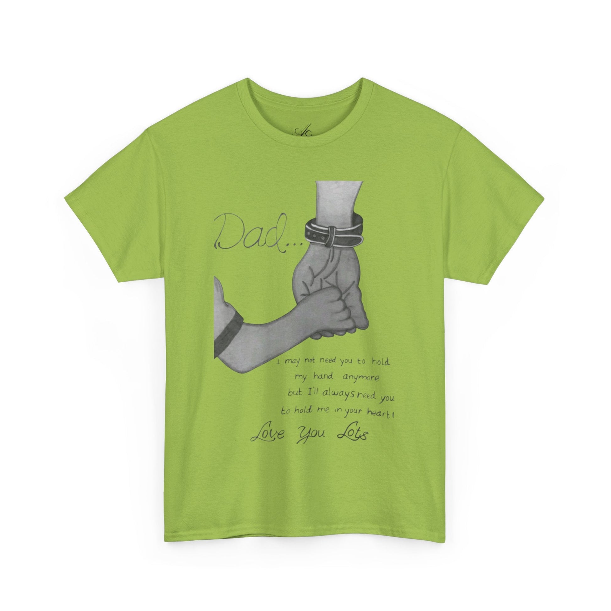 Heartfelt Dad Tee, Perfect Gift for Father's Day, Casual Wear, Family Bonding, Unisex Cotton Shirt, Thoughtful Keepsake - Metamorphosis Creations