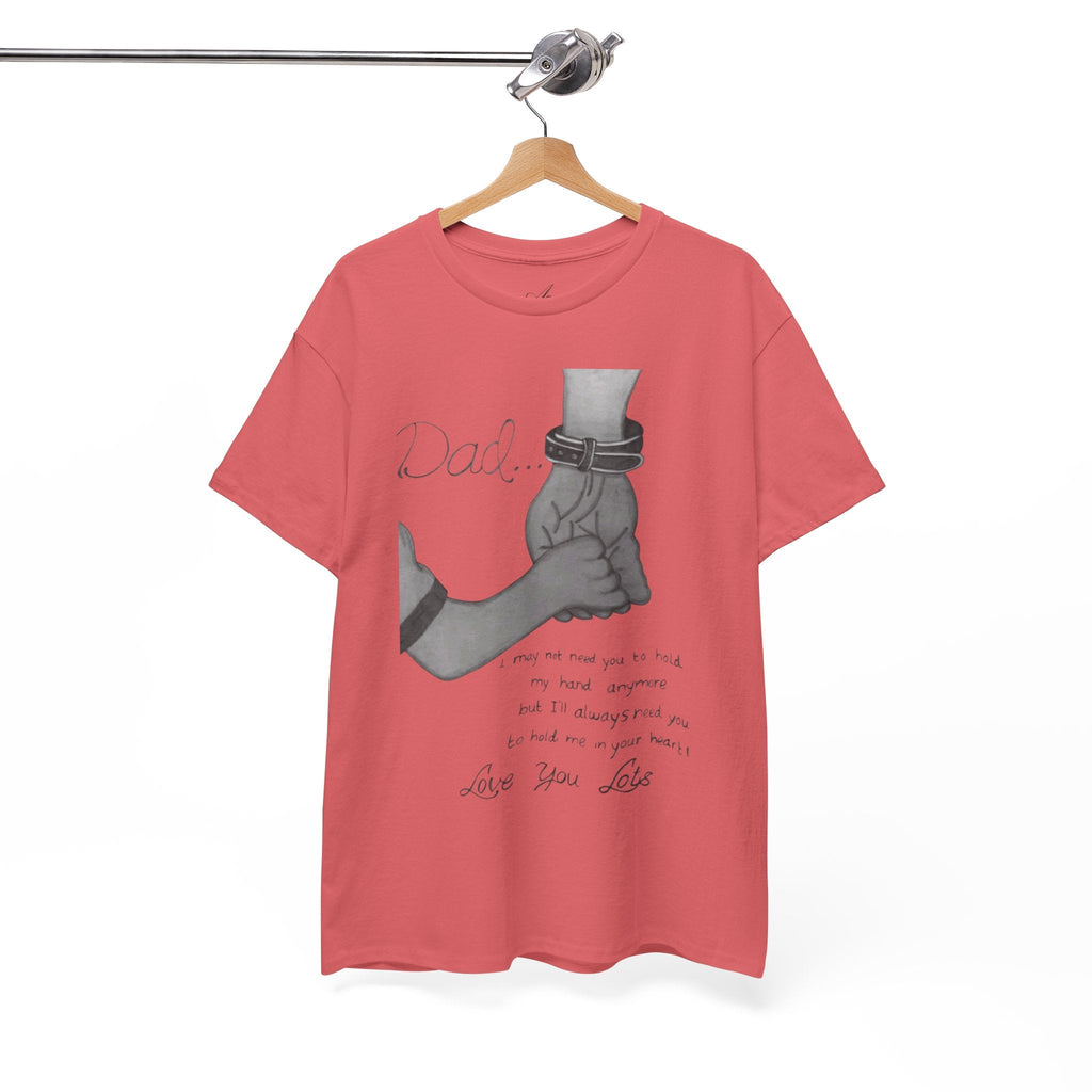 Heartfelt Dad Tee, Perfect Gift for Father's Day, Casual Wear, Family Bonding, Unisex Cotton Shirt, Thoughtful Keepsake - Metamorphosis Creations