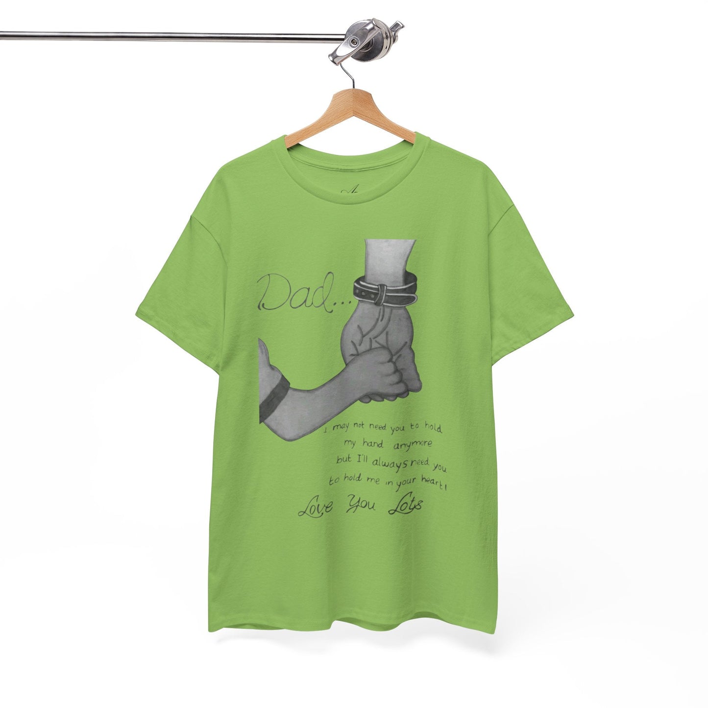 Heartfelt Dad Tee, Perfect Gift for Father's Day, Casual Wear, Family Bonding, Unisex Cotton Shirt, Thoughtful Keepsake - Metamorphosis Creations