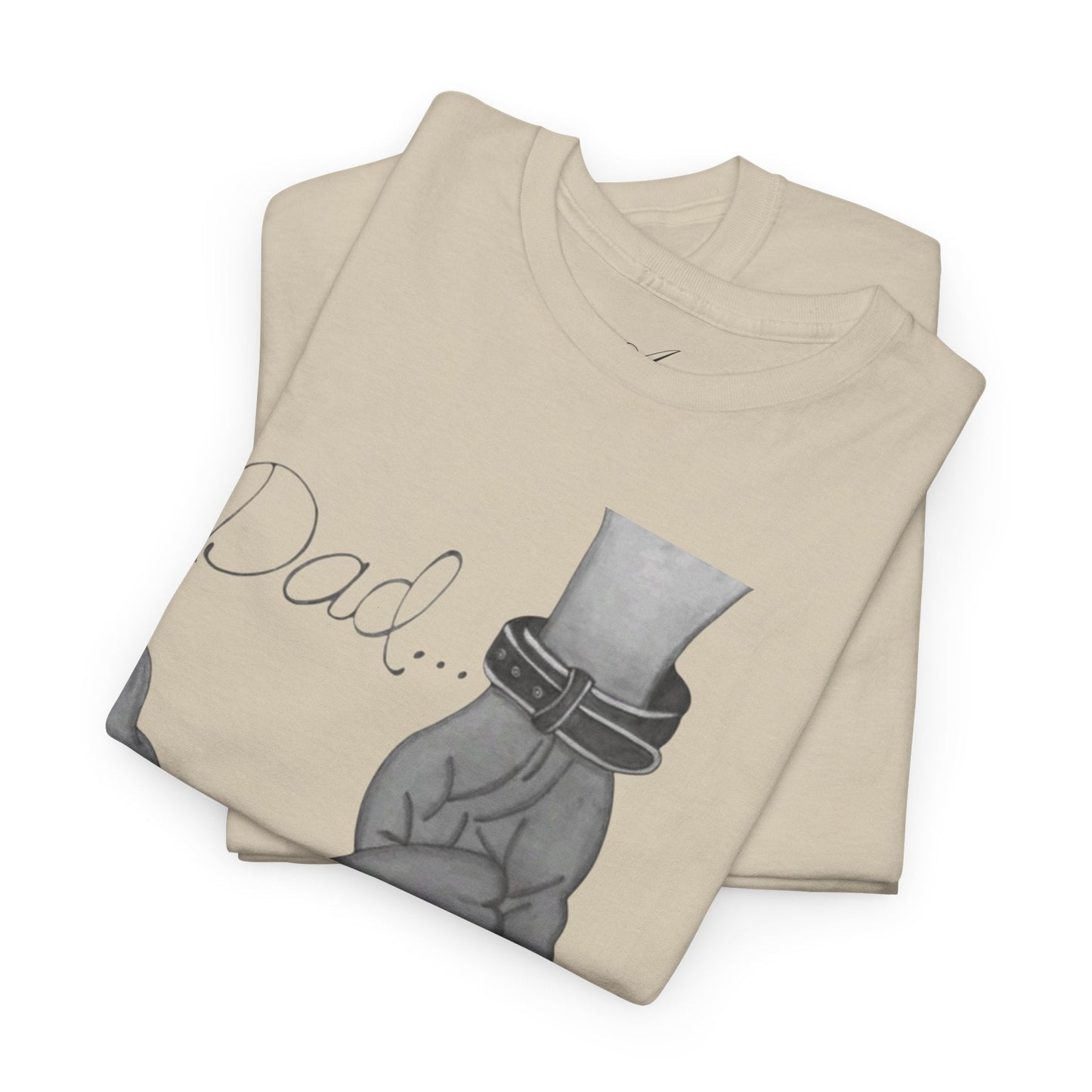 Heartfelt Dad Tee, Perfect Gift for Father's Day, Casual Wear, Family Bonding, Unisex Cotton Shirt, Thoughtful Keepsake - Metamorphosis Creations