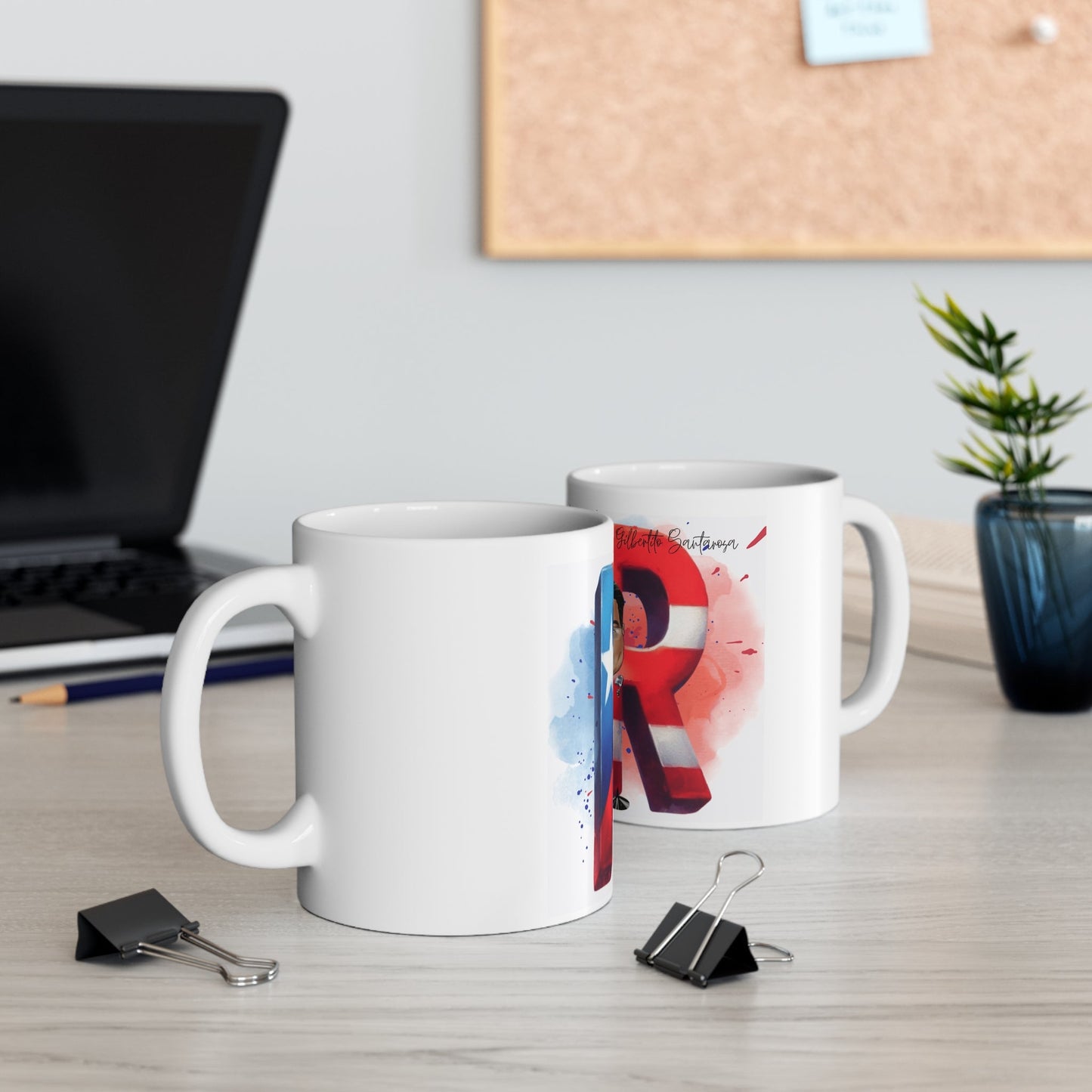 Herencia de Puerto Rican Pride Mug, 11oz Coffee Cup, Cultural Gift, Caricature Design, Unique Kitchenware, Hispanic Heritage - Metamorphosis Creations