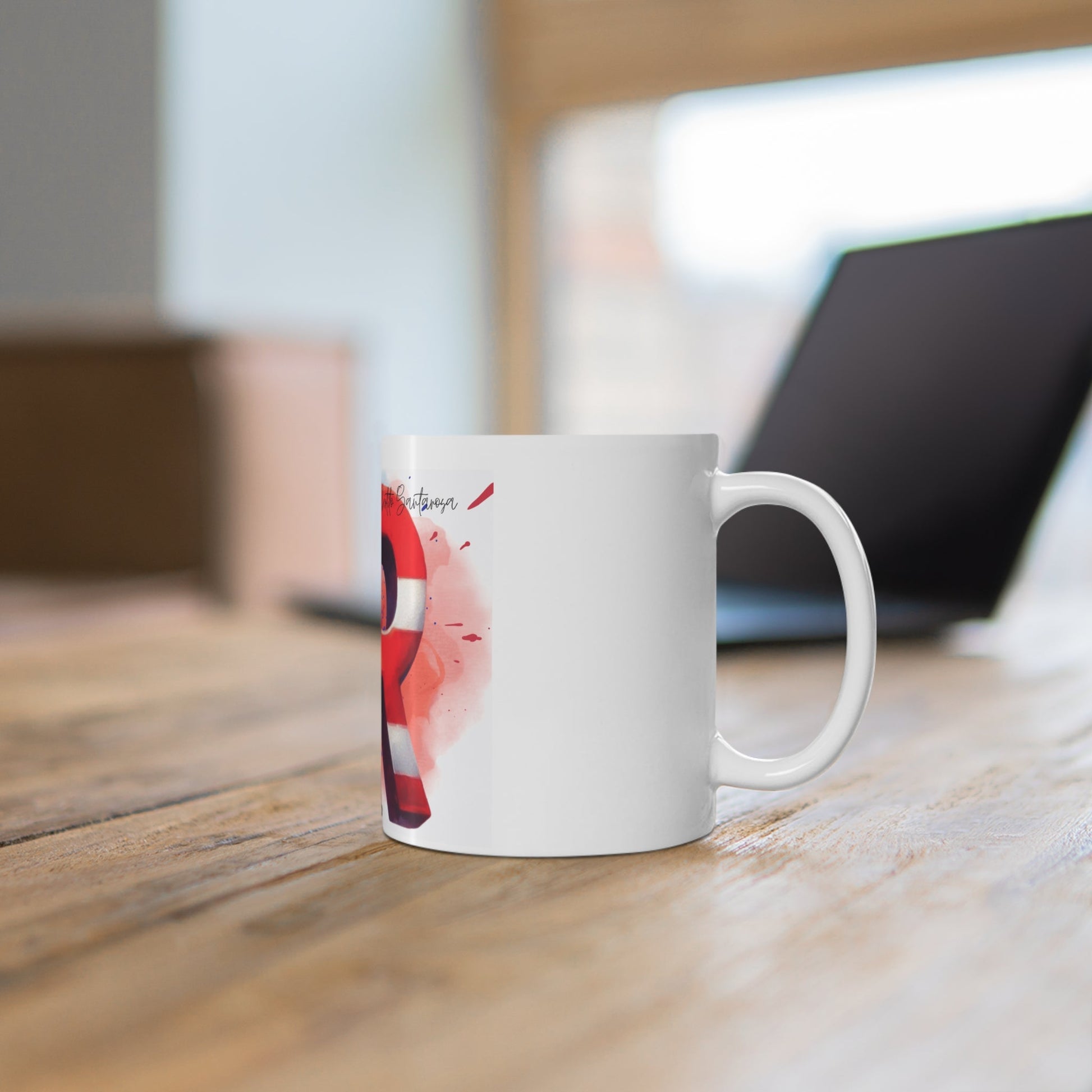 Herencia de Puerto Rican Pride Mug, 11oz Coffee Cup, Cultural Gift, Caricature Design, Unique Kitchenware, Hispanic Heritage - Metamorphosis Creations
