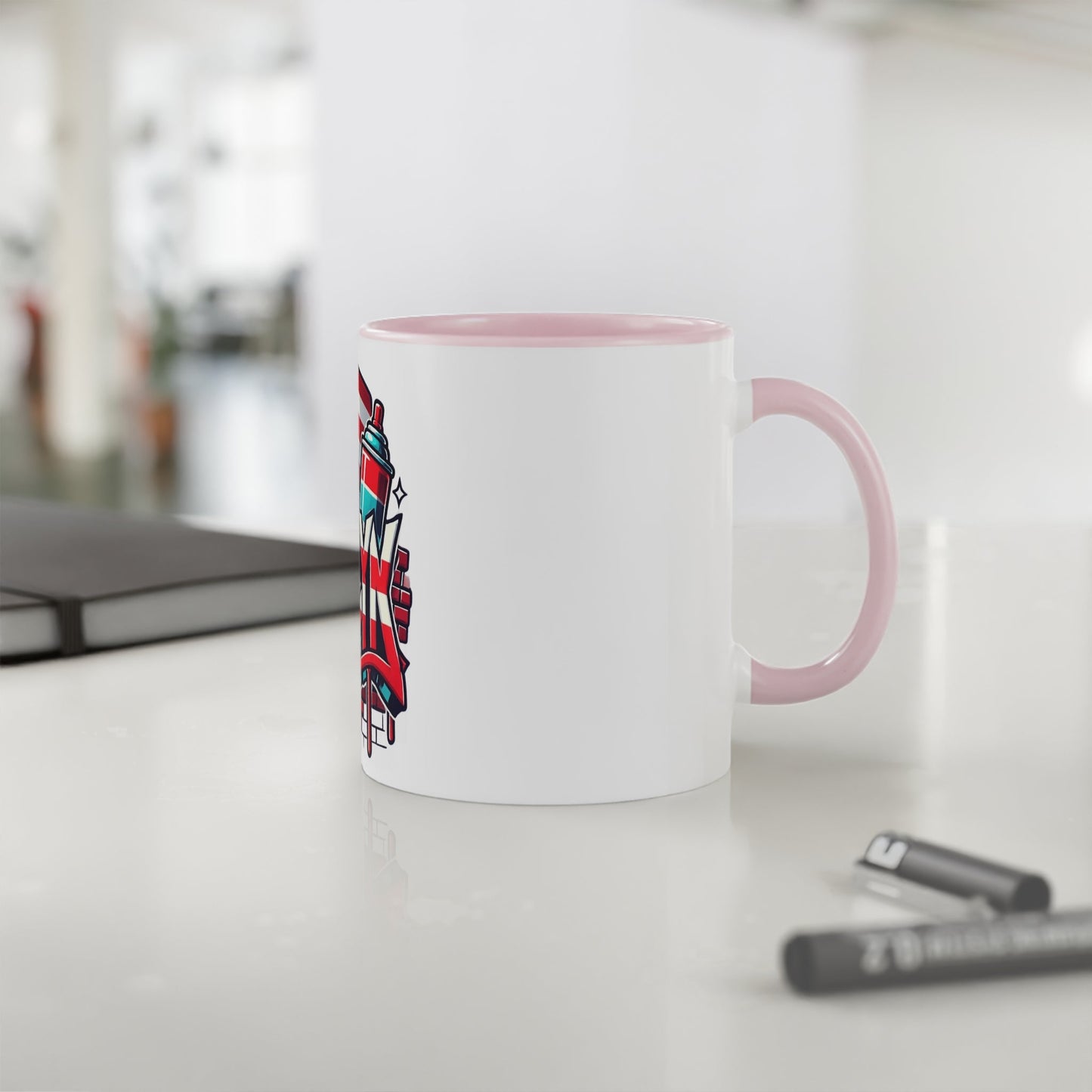 Herencia de Puerto Rico Brooklyn Street Art Mug, Perfect for Coffee Lovers, Urban Decor, Gift for New Yorkers, Retro Art Collectible - Metamorphosis Creations