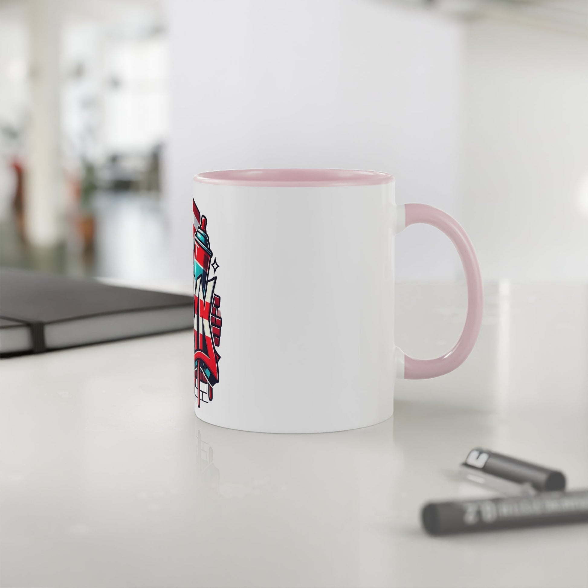 Herencia de Puerto Rico Brooklyn Street Art Mug, Perfect for Coffee Lovers, Urban Decor, Gift for New Yorkers, Retro Art Collectible - Metamorphosis Creations