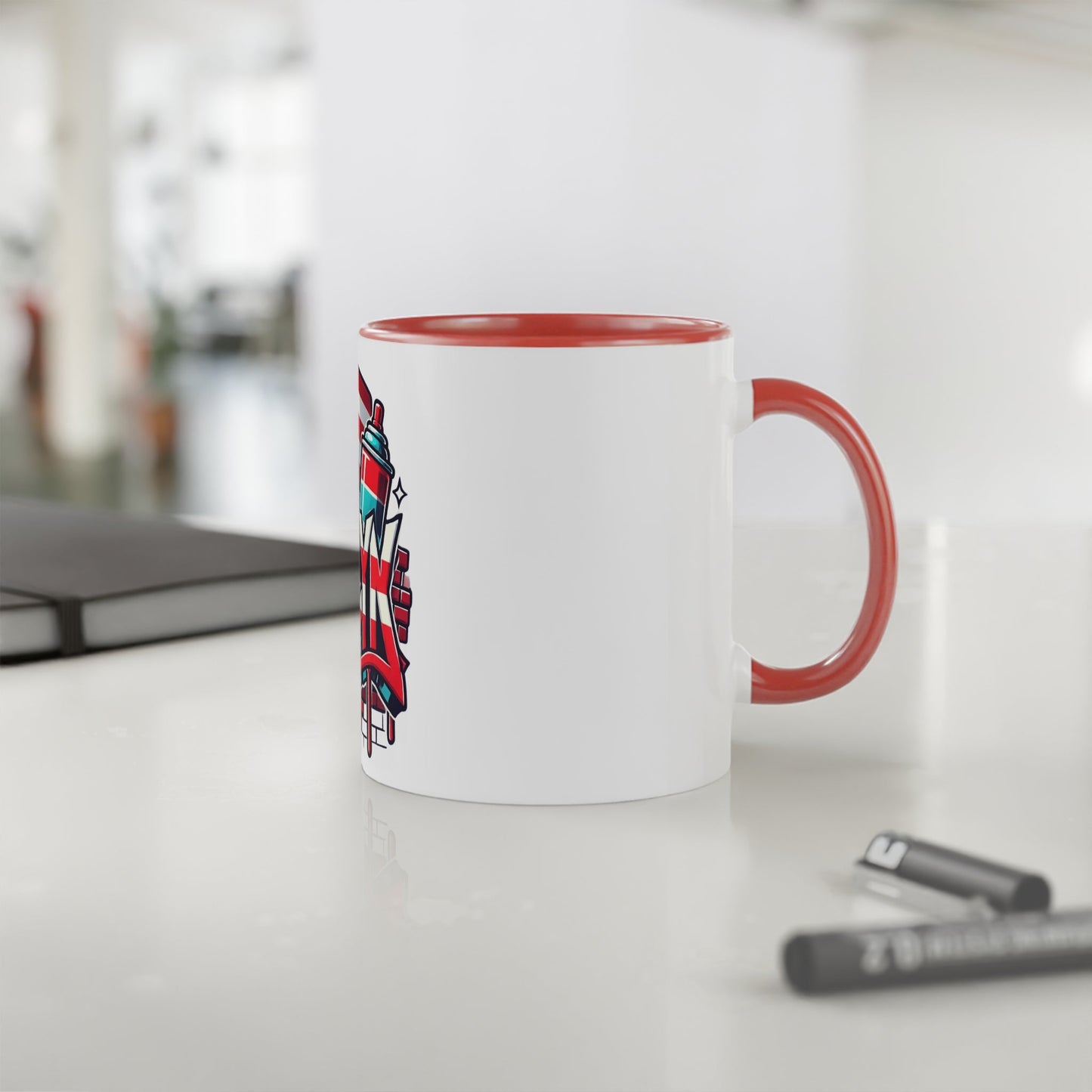 Herencia de Puerto Rico Brooklyn Street Art Mug, Perfect for Coffee Lovers, Urban Decor, Gift for New Yorkers, Retro Art Collectible - Metamorphosis Creations