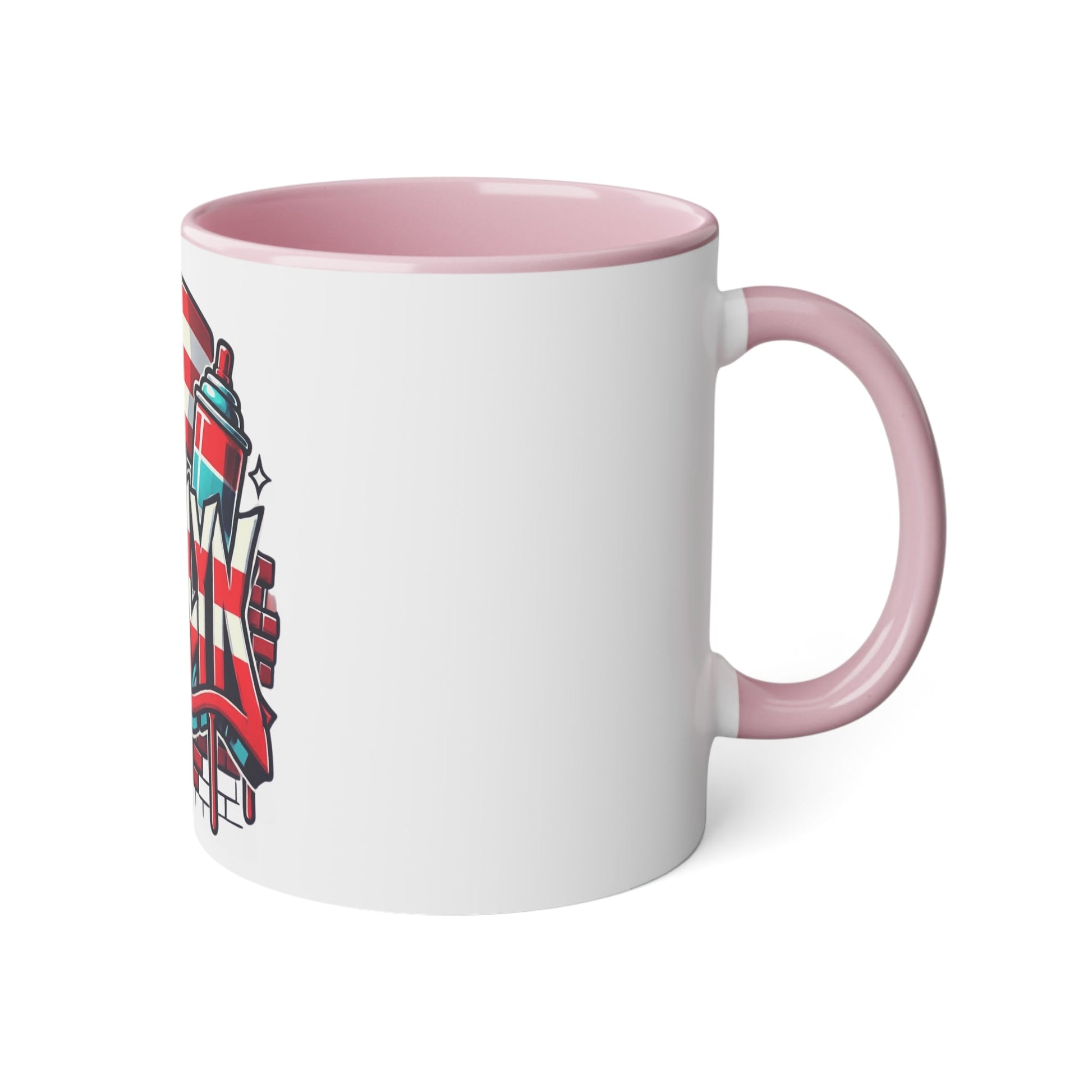 Herencia de Puerto Rico Brooklyn Street Art Mug, Perfect for Coffee Lovers, Urban Decor, Gift for New Yorkers, Retro Art Collectible - Metamorphosis Creations