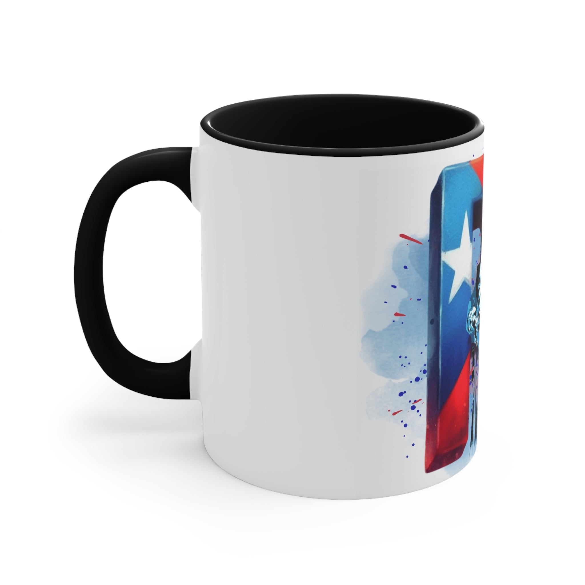 Herencia de Puerto Rico Colorful Accent Mug - Cheo Feliciano Tribute | Coffee Cup, Gift for Music Lovers, Puerto Rican Heritage, Vibrant Decor - Metamorphosis Creations