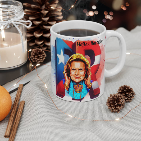 Herencia de Puerto Rico Cultural Heritage Mug, Puerto Rican Pride Tea Cup, Gift for Islanders, Unique Coffee Mug, Custom Artwork Mug, Celebration Memento - Metamorphosis Creations