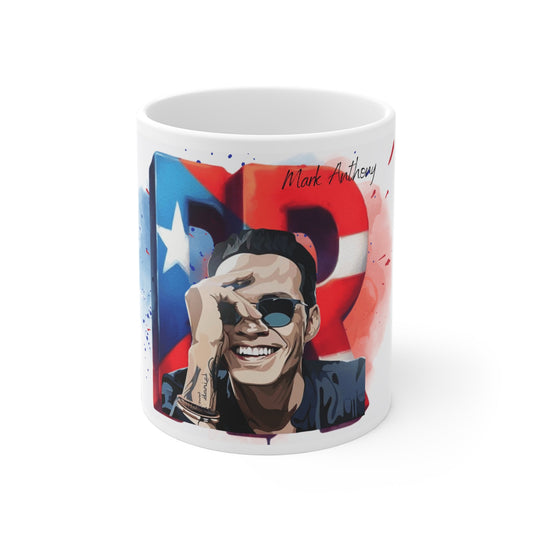 Herencia de Puerto Rico Mug. Latino Pride Ceramic Mug - Colorful Puerto Rican Art, Unique Gift for Coffee Lovers, Hispanic Heritage, Birthday, Home Decor - Metamorphosis Creations