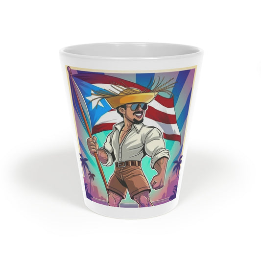 Herencia de Puerto Rico Mug Pride Latte Mug, 12oz – Vibrant Coffee Cup for Coffee Lovers, Perfect Gift for Cuban Heritage Celebrations, Birthday Gift, Home Decor - Metamorphosis Creations
