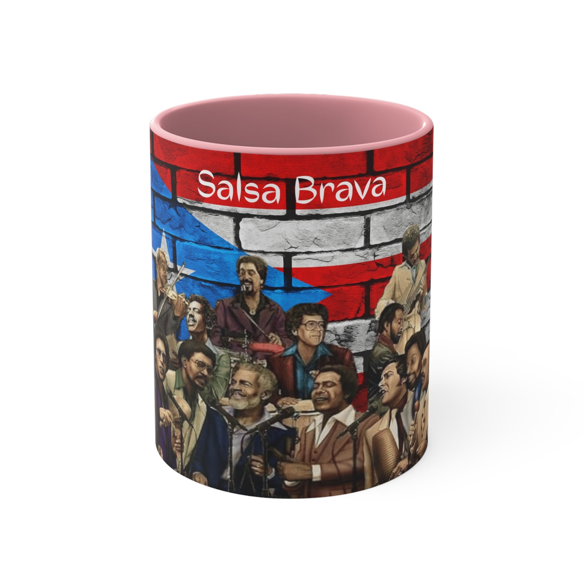 Herencia de Puerto Rico Salsa Brava Coffee Mug - Colorful Accent Drinkware, Gift for Music Lovers, Vibrant Kitchen Decor, Unique Art Mug, Celebration Gift - Metamorphosis Creations