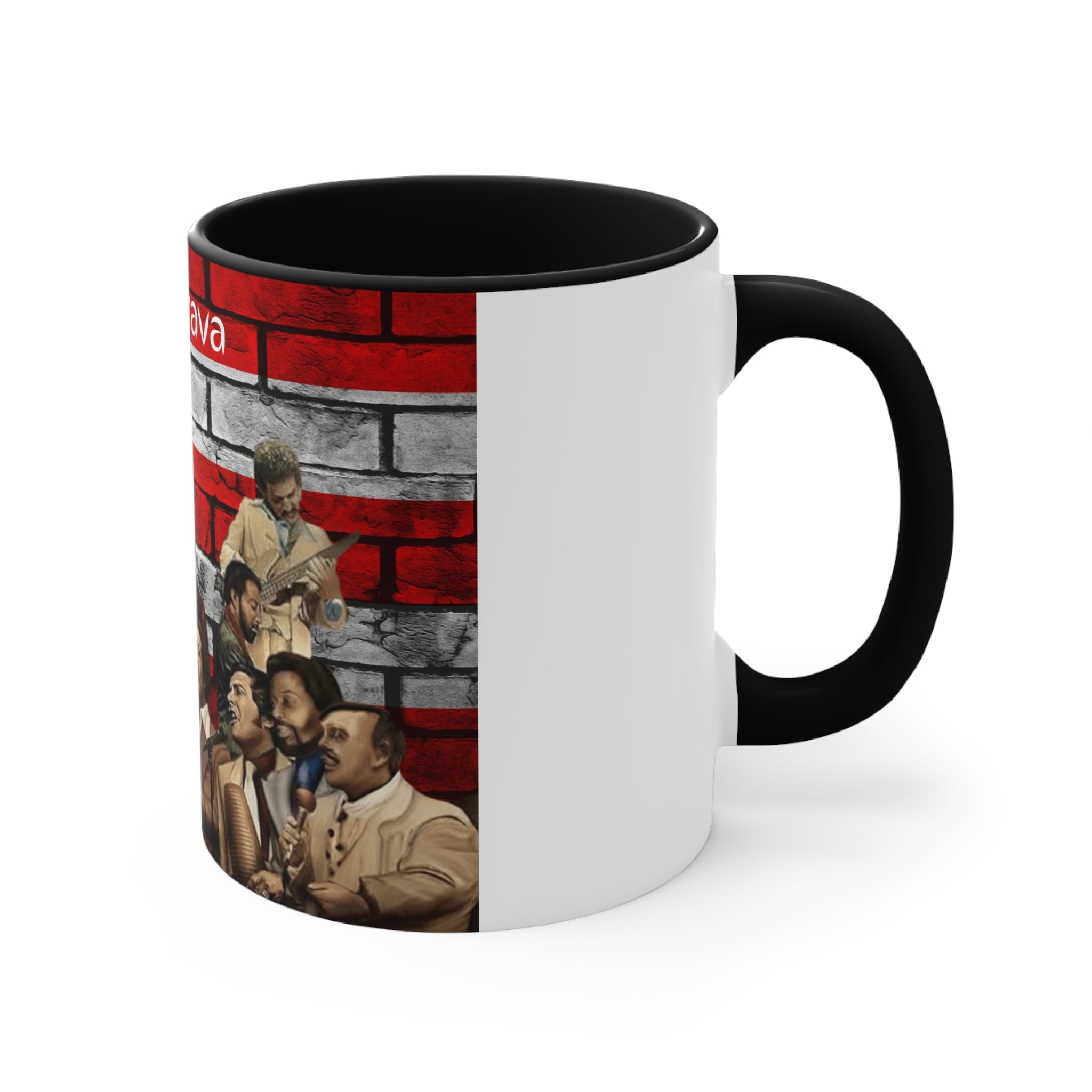 Herencia de Puerto Rico Salsa Brava Coffee Mug - Colorful Accent Drinkware, Gift for Music Lovers, Vibrant Kitchen Decor, Unique Art Mug, Celebration Gift - Metamorphosis Creations