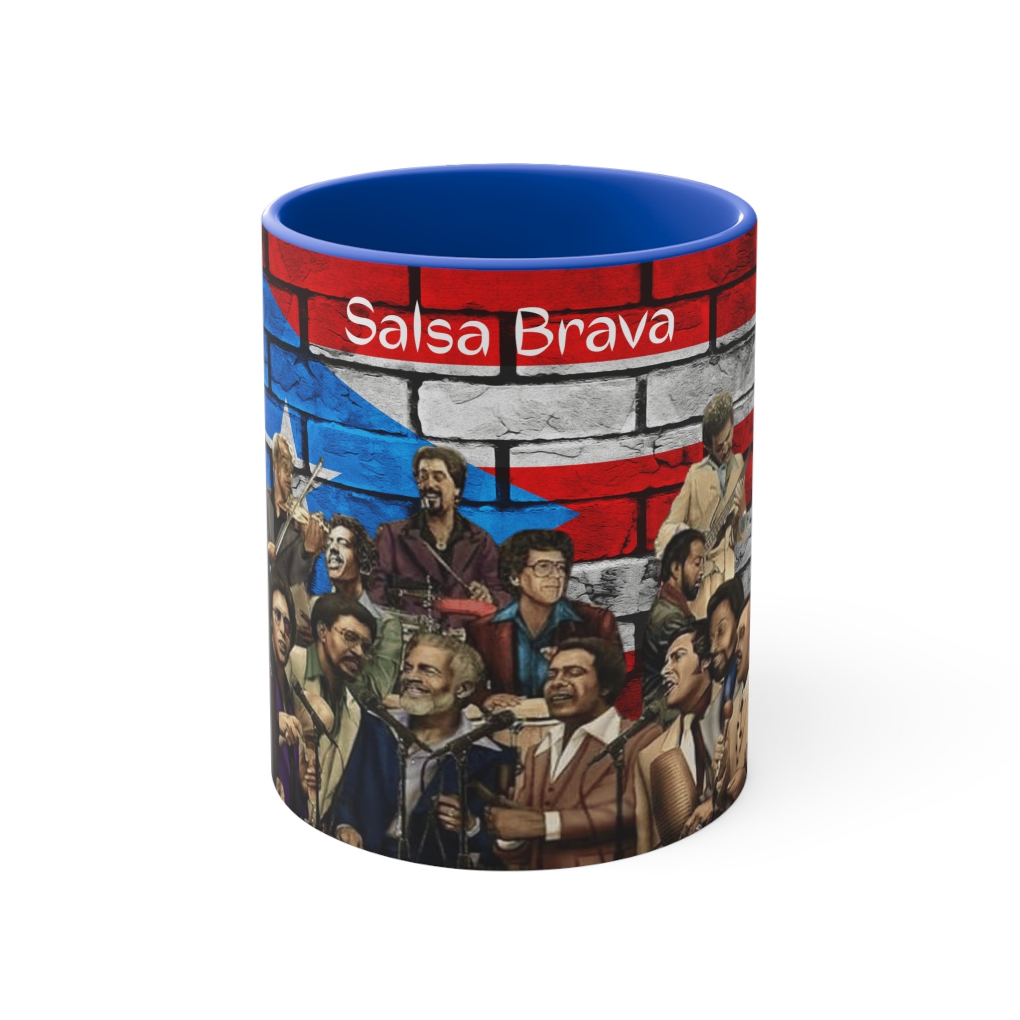 Herencia de Puerto Rico Salsa Brava Coffee Mug - Colorful Accent Drinkware, Gift for Music Lovers, Vibrant Kitchen Decor, Unique Art Mug, Celebration Gift - Metamorphosis Creations