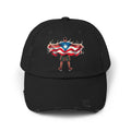 Heroic Puerto Rican Distressed Cap | Unisex Cap for Casual Style, Independence Day, Travel, Festival, Gift - Metamorphosis Creations