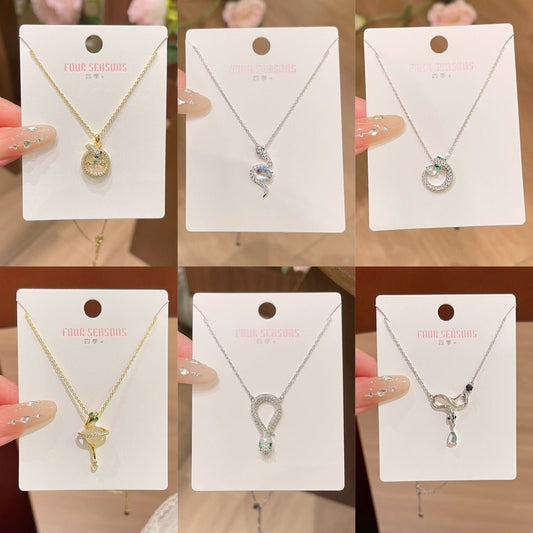 High Sense Universal Original Snake Series Necklace Clavicle Chain - Metamorphosis Creations