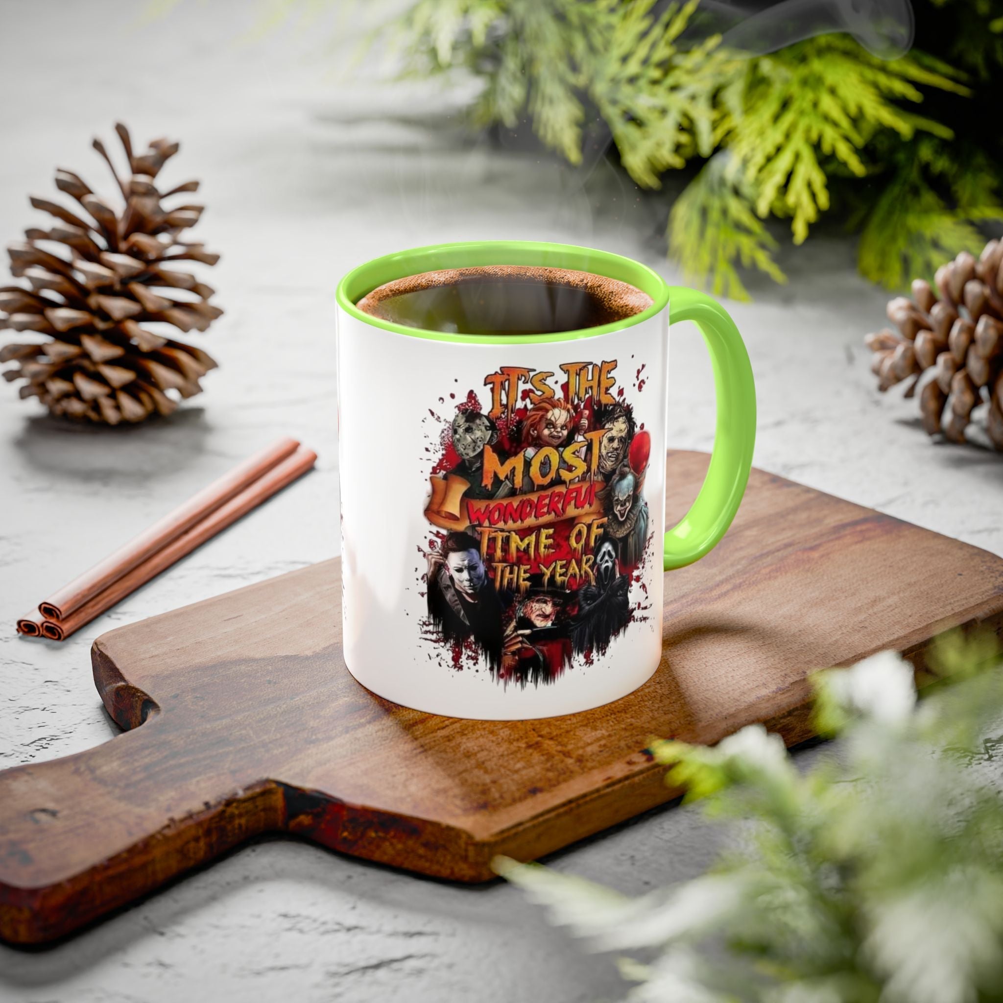 Hocus Pocus & Coffee Focus Colorful Halloween Mug Collection: Perfect for Coffee Lovers, Gift for Horror Fans, Fun Fall Decor, Spooky Vibes, Unique Gift Idea - Metamorphosis Creations