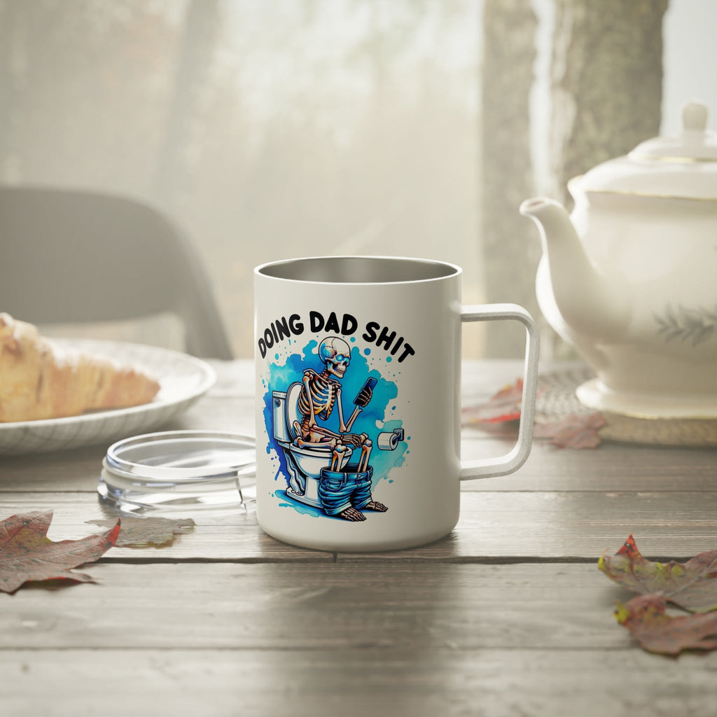 Hocus Pocus & Coffee Focus Mug Bathroom Humor Insulated Coffee Mug, Fun Gift for Coffee Lovers, Hilarious Bathroom Decor, Quirky Quotes Mug, Ideal for Birthdays, [...] - Metamorphosis Creations