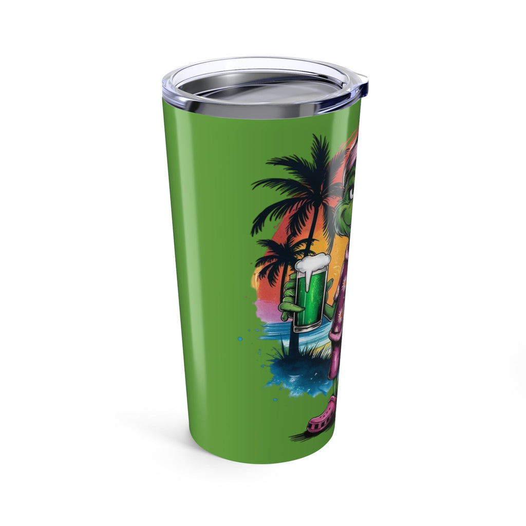 Holiday Grinch Tumbler 20oz, Funny Travel Mug, Christmas Gift, Personalized Drinkware, Eco - Friendly Style - Metamorphosis Creations