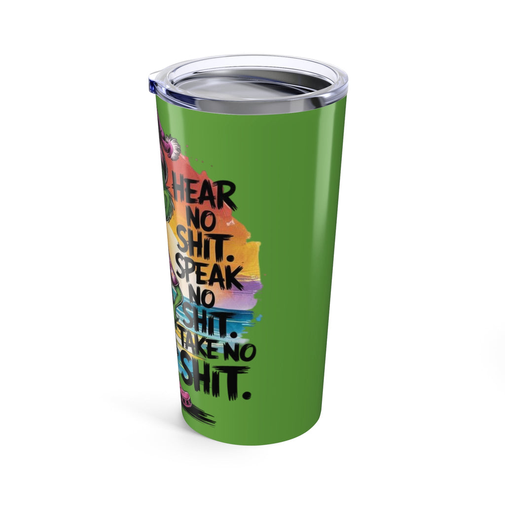 Holiday Grinch Tumbler 20oz, Funny Travel Mug, Christmas Gift, Personalized Drinkware, Eco - Friendly Style - Metamorphosis Creations