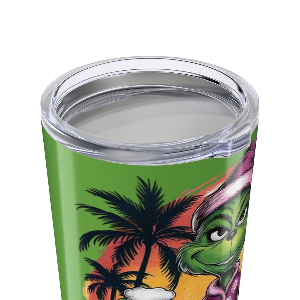 Holiday Grinch Tumbler 20oz, Funny Travel Mug, Christmas Gift, Personalized Drinkware, Eco - Friendly Style - Metamorphosis Creations