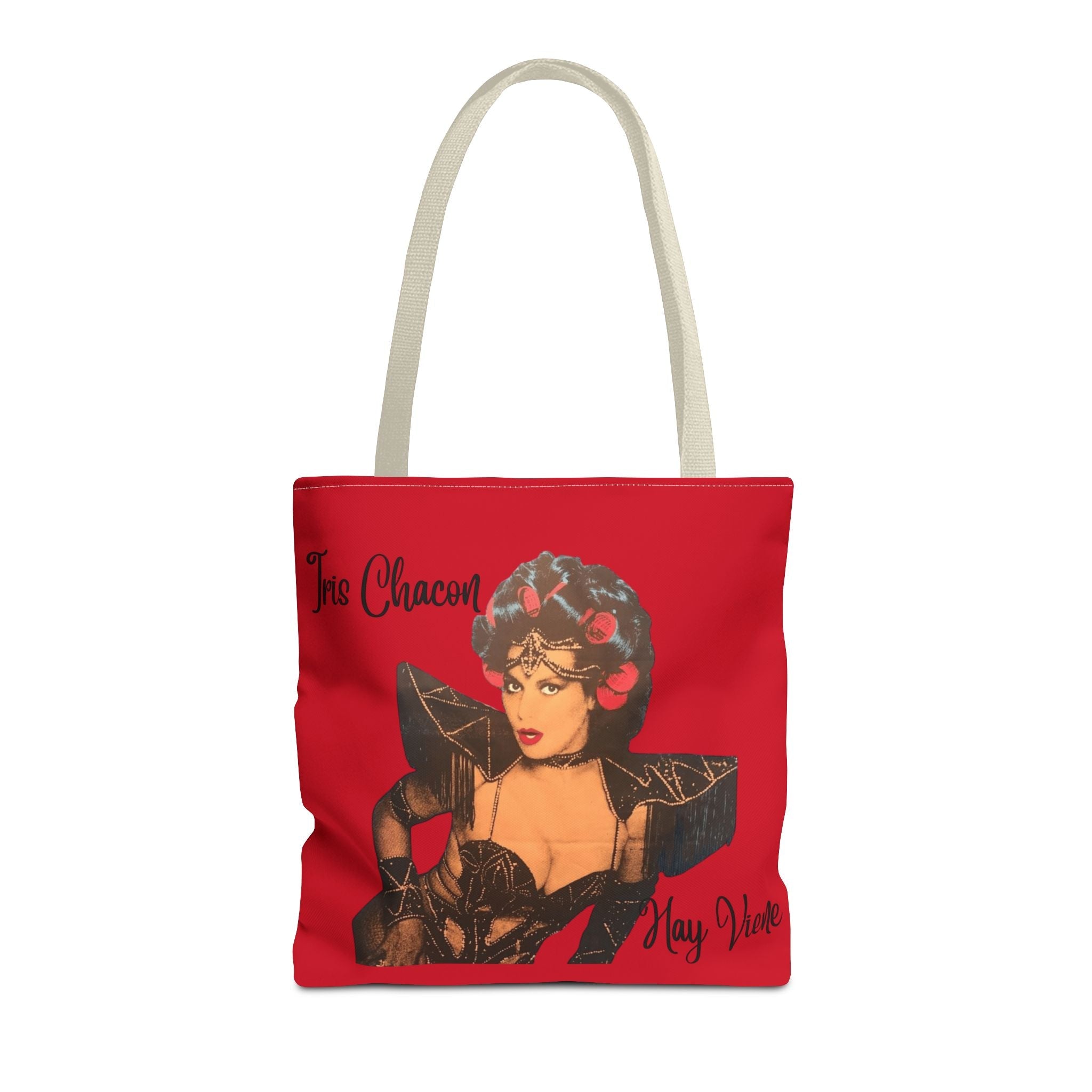 Iris Chacon Boricua Pride Bold Vintage - Inspired Tote Bag, Chic Fashion Accessory, Everyday Use, Gift for Her, Shopping, Travel, Artsy Style - Metamorphosis Creations
