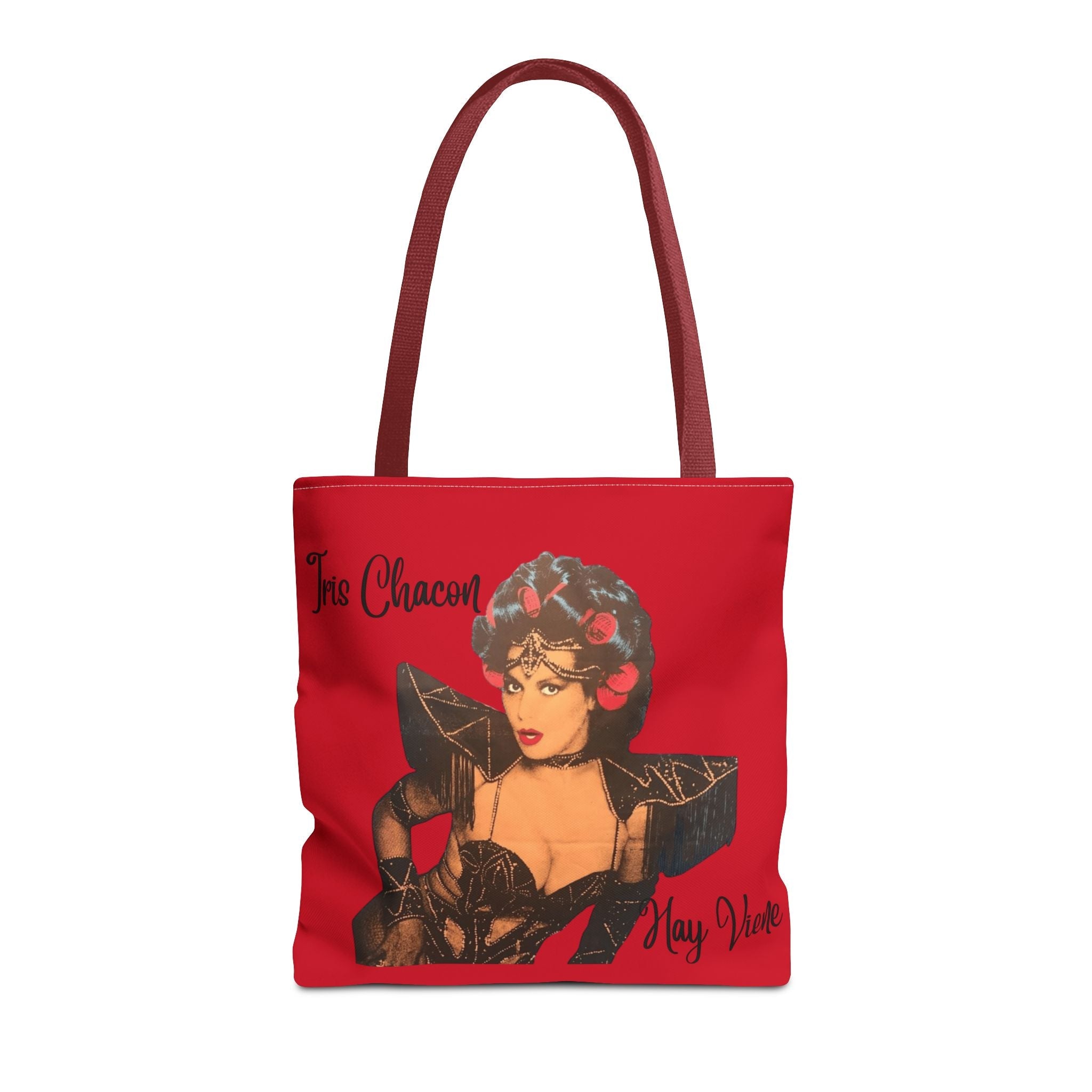 Iris Chacon Boricua Pride Bold Vintage - Inspired Tote Bag, Chic Fashion Accessory, Everyday Use, Gift for Her, Shopping, Travel, Artsy Style - Metamorphosis Creations