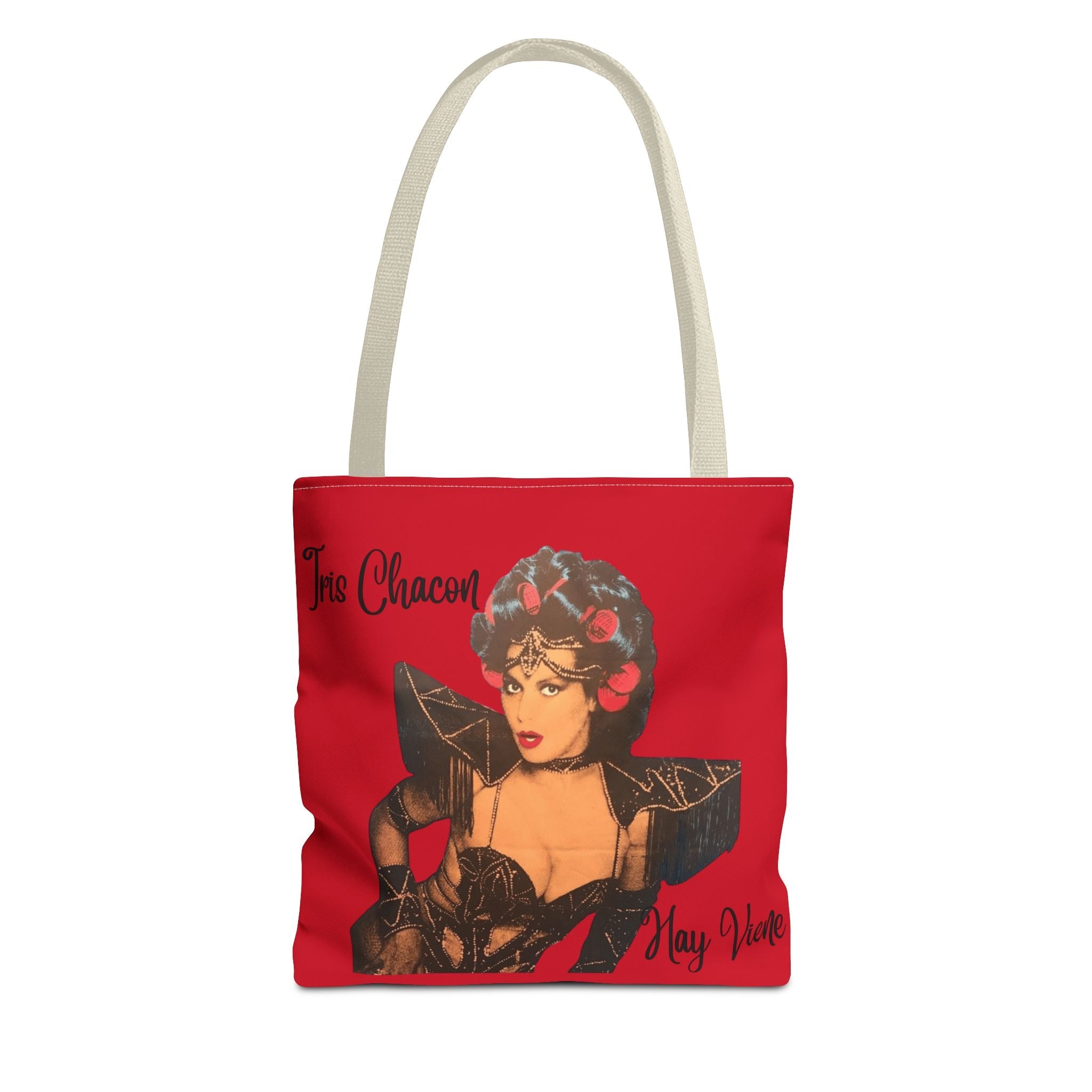 Iris Chacon Boricua Pride Bold Vintage - Inspired Tote Bag, Chic Fashion Accessory, Everyday Use, Gift for Her, Shopping, Travel, Artsy Style - Metamorphosis Creations