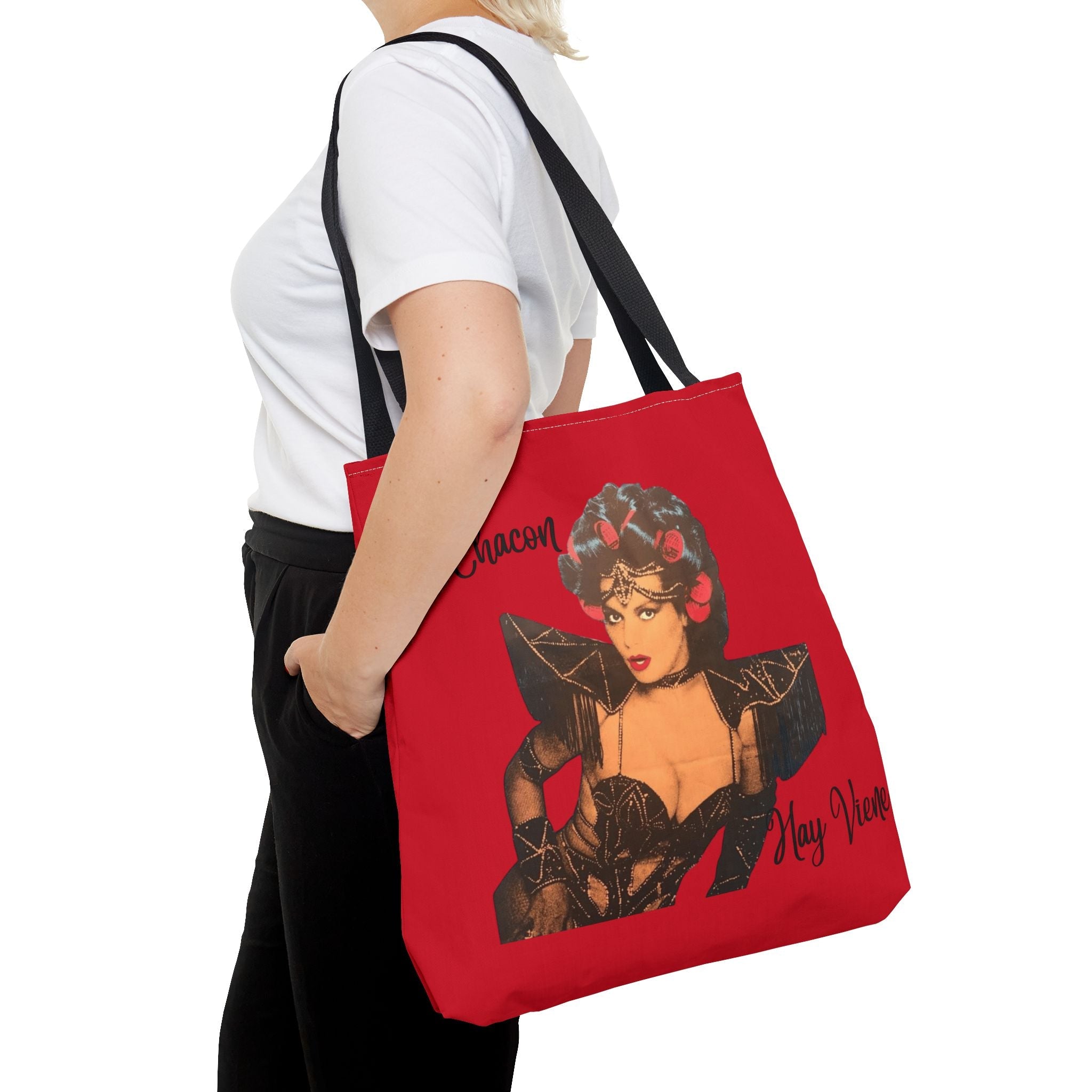 Iris Chacon Boricua Pride Bold Vintage - Inspired Tote Bag, Chic Fashion Accessory, Everyday Use, Gift for Her, Shopping, Travel, Artsy Style - Metamorphosis Creations