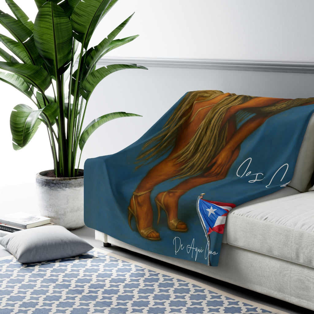 Iris Chacón Iconic Tribute Blanket – Puerto Rican Queen of the Stage - Metamorphosis Creations