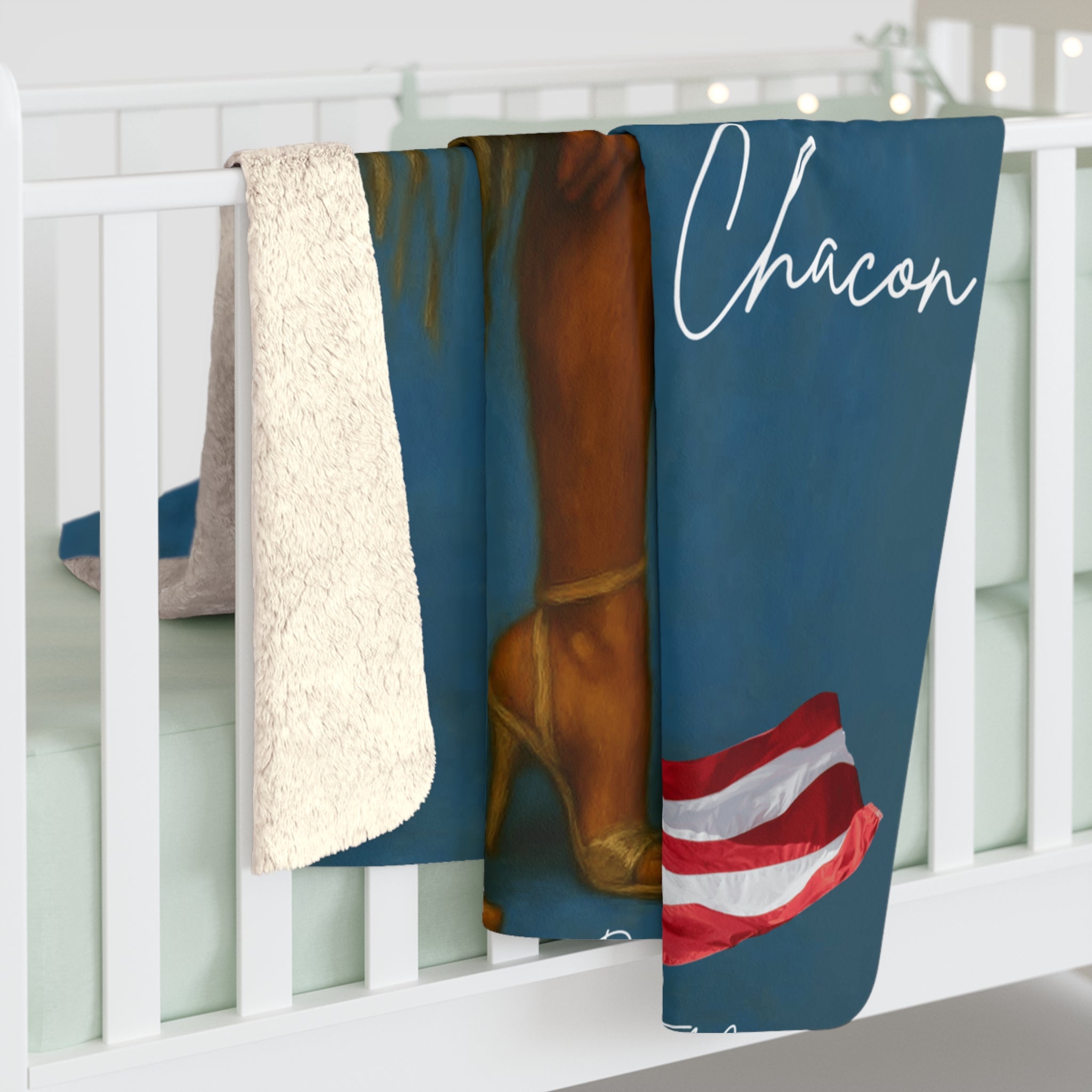 Iris Chacón Iconic Tribute Blanket – Puerto Rican Queen of the Stage - Metamorphosis Creations