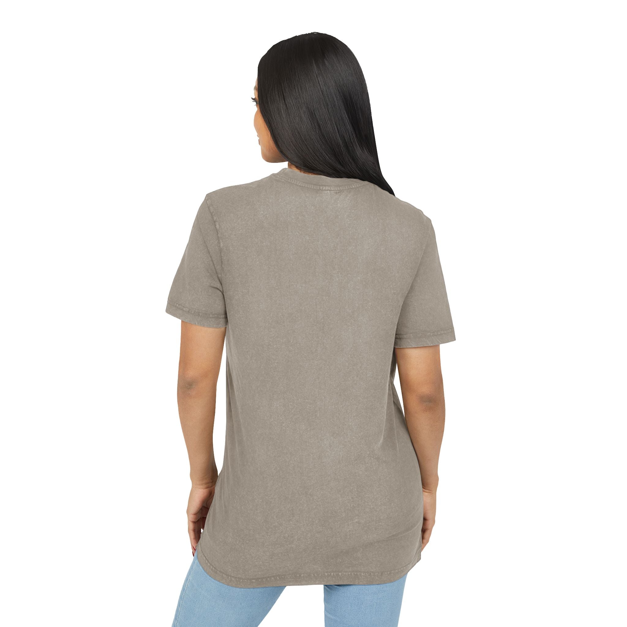 Iris Chacon Orgullo Boricua Chic Acid Washed Tee featuring Balcony Art, Stylish Casual T-Shirt, Graphic Tee for Art Lovers, Cozy Summer Top, - Metamorphosis Creations
