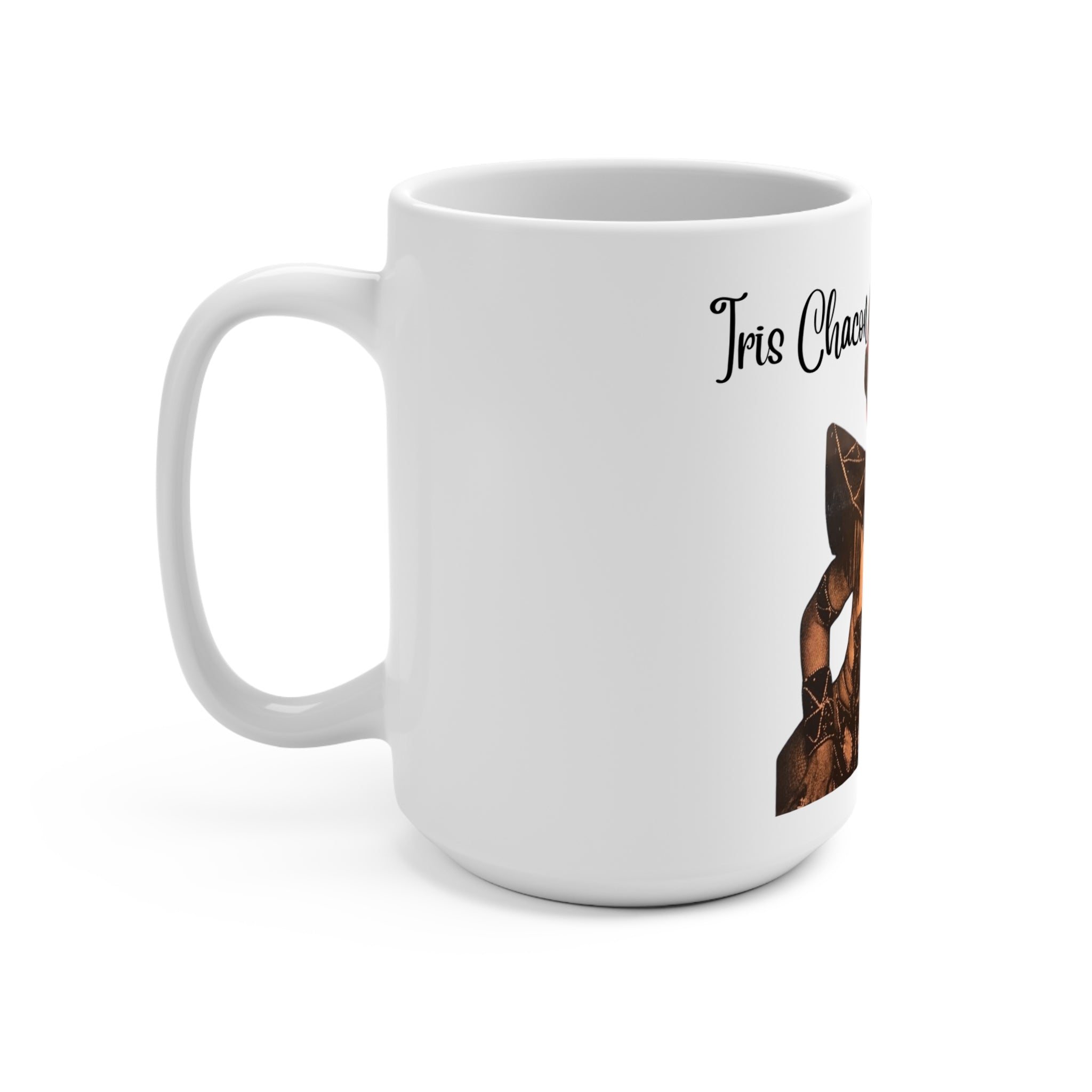 Iris Chacon Orgullo Boricua Chic Vintage - Inspired Mug, 15oz Coffee Mug, Statement Mug, Unique Gift for Her, Fun Home Decor, Retro - Metamorphosis Creations
