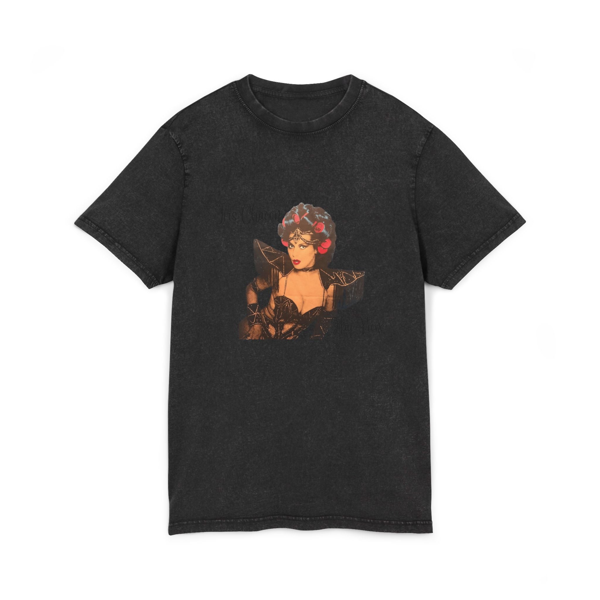 Iris Chacon Orgullo Boricua Vintage - Inspired Acid Washed Tee with Bold Graphic Design - Perfect for Casual Outings, Gift for Art Lovers, - Metamorphosis Creations