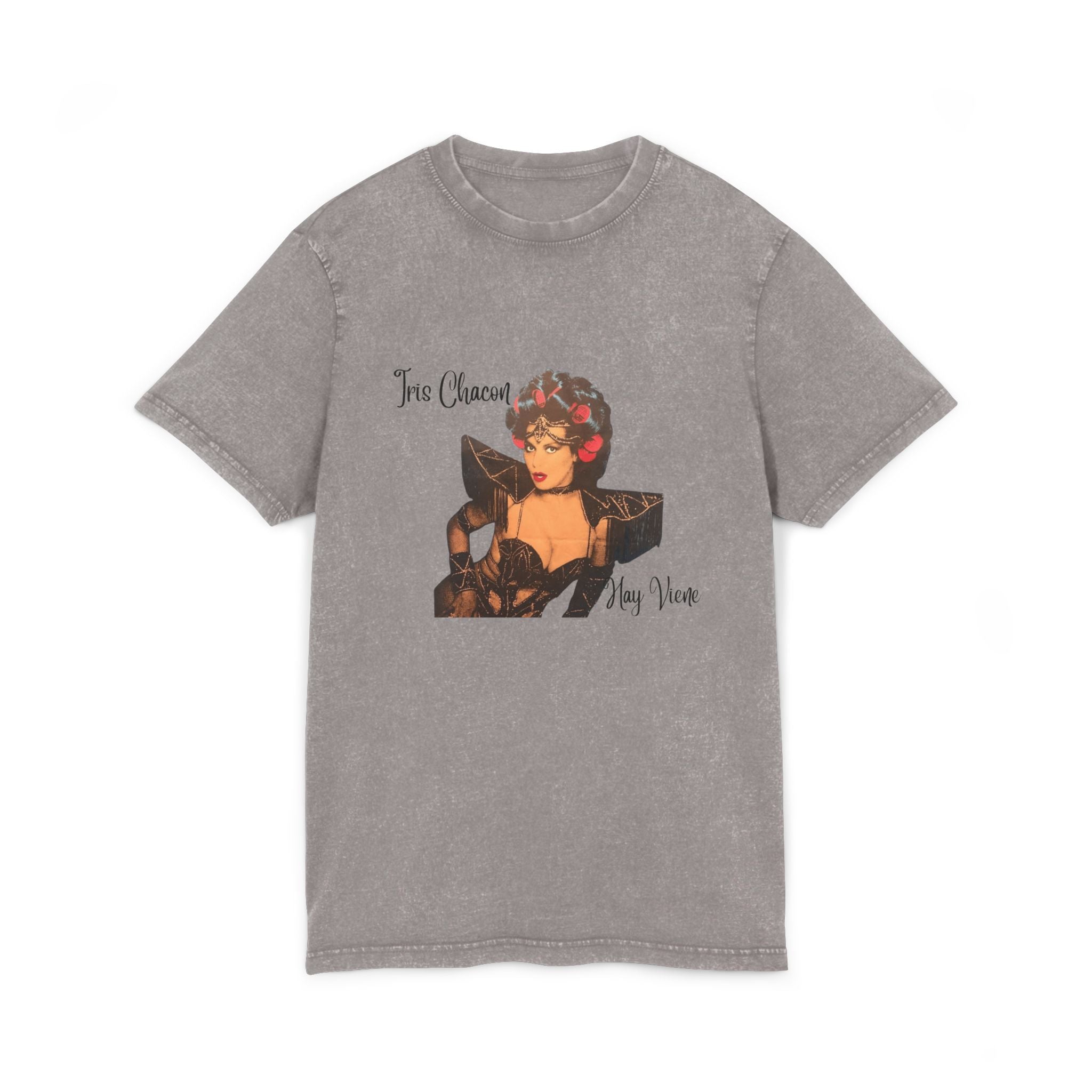 Iris Chacon Orgullo Boricua Vintage - Inspired Acid Washed Tee with Bold Graphic Design - Perfect for Casual Outings, Gift for Art Lovers, - Metamorphosis Creations