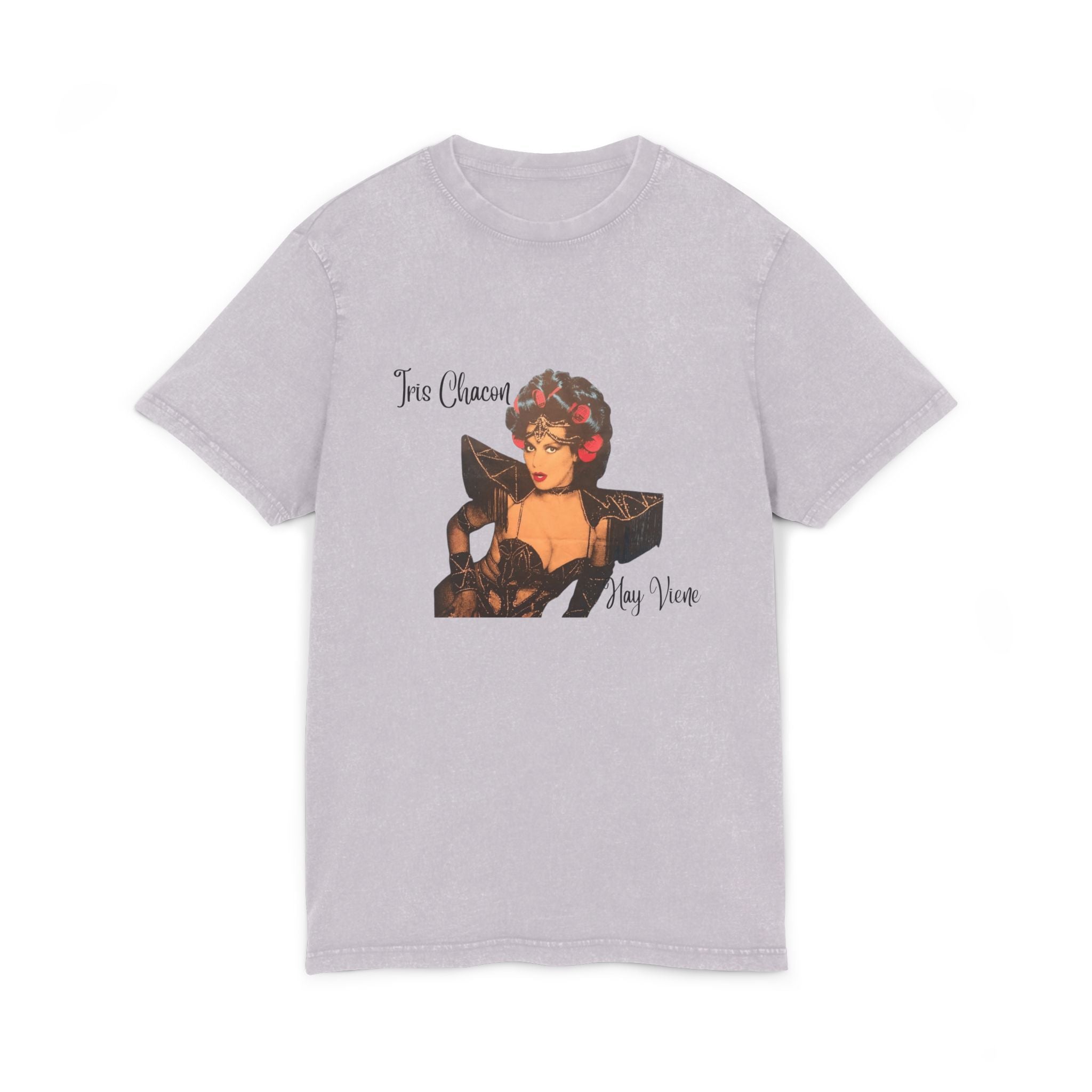Iris Chacon Orgullo Boricua Vintage - Inspired Acid Washed Tee with Bold Graphic Design - Perfect for Casual Outings, Gift for Art Lovers, - Metamorphosis Creations