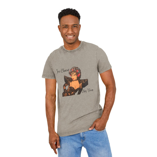 Iris Chacon Orgullo Boricua Vintage - Inspired Acid Washed Tee with Bold Graphic Design - Perfect for Casual Outings, Gift for Art Lovers, - Metamorphosis Creations