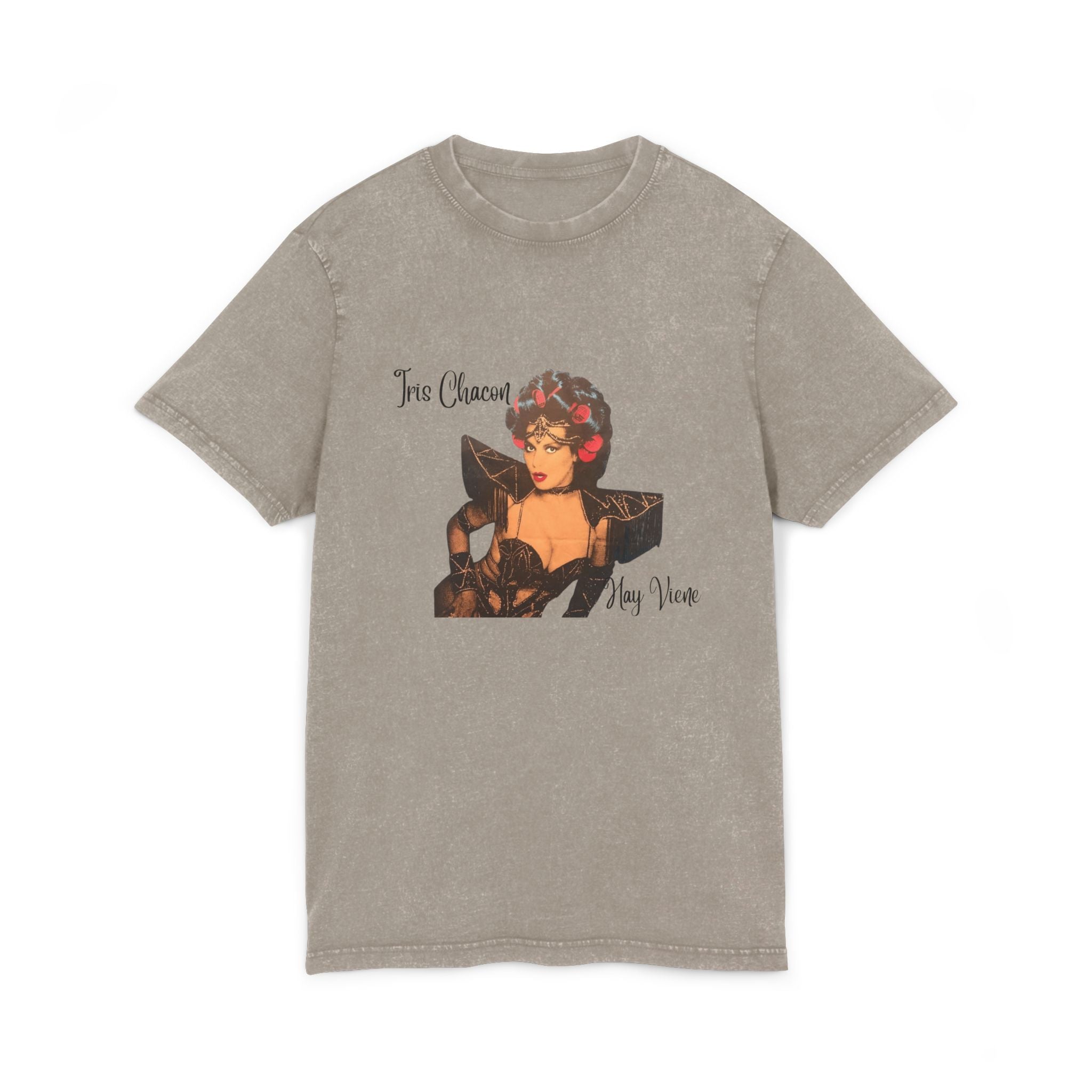 Iris Chacon Orgullo Boricua Vintage - Inspired Acid Washed Tee with Bold Graphic Design - Perfect for Casual Outings, Gift for Art Lovers, - Metamorphosis Creations