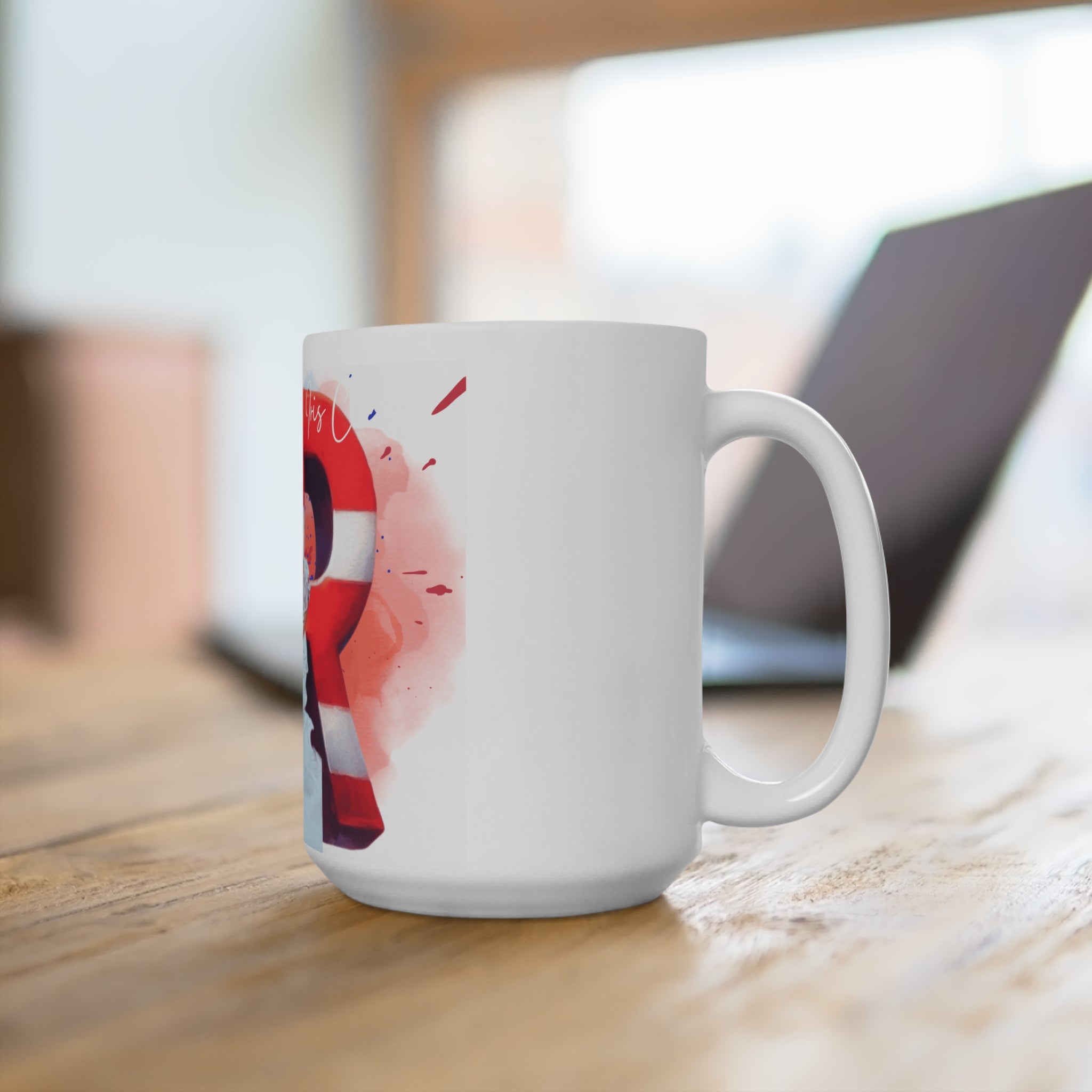 Iris Chacon Puerto Rico Pride Mug, 15oz Coffee Cup, Hispanic Heritage Gift, Latinx Celebration, Caribbean Culture Drinkware, Colorful Artwork - Metamorphosis Creations