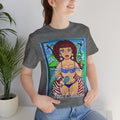 Iris Chacon Tropical Vibes Tee, Fun Summer Shirt, Vacation Outfit, Beach Party Top, Gift for Her, Colorful Graphic Tee - Metamorphosis Creations
