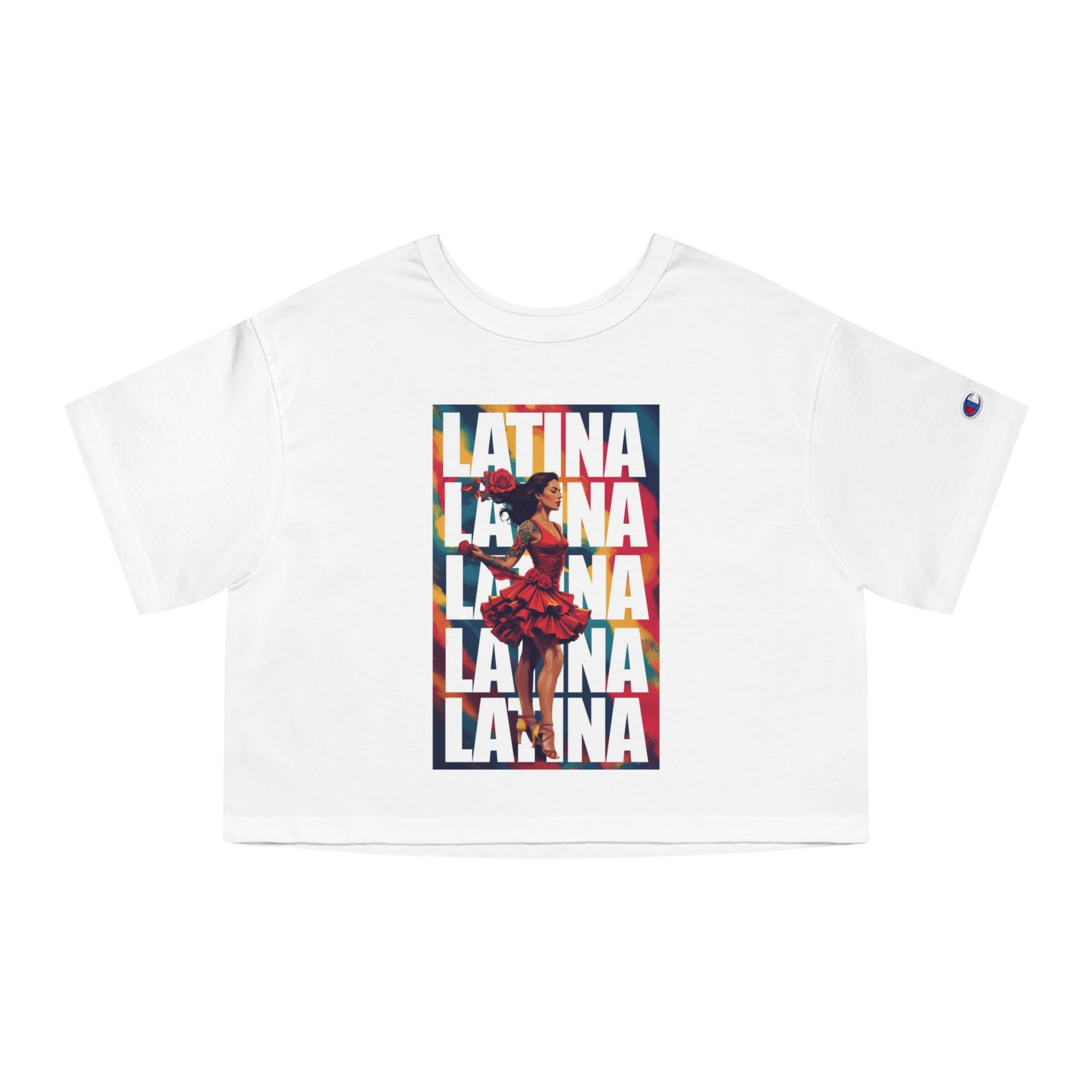 Latina Heritage Cropped T-Shirt | Celebrating Culture, Summer Fashion, Gift for Her, Casual Style, Streetwear - Metamorphosis Creations